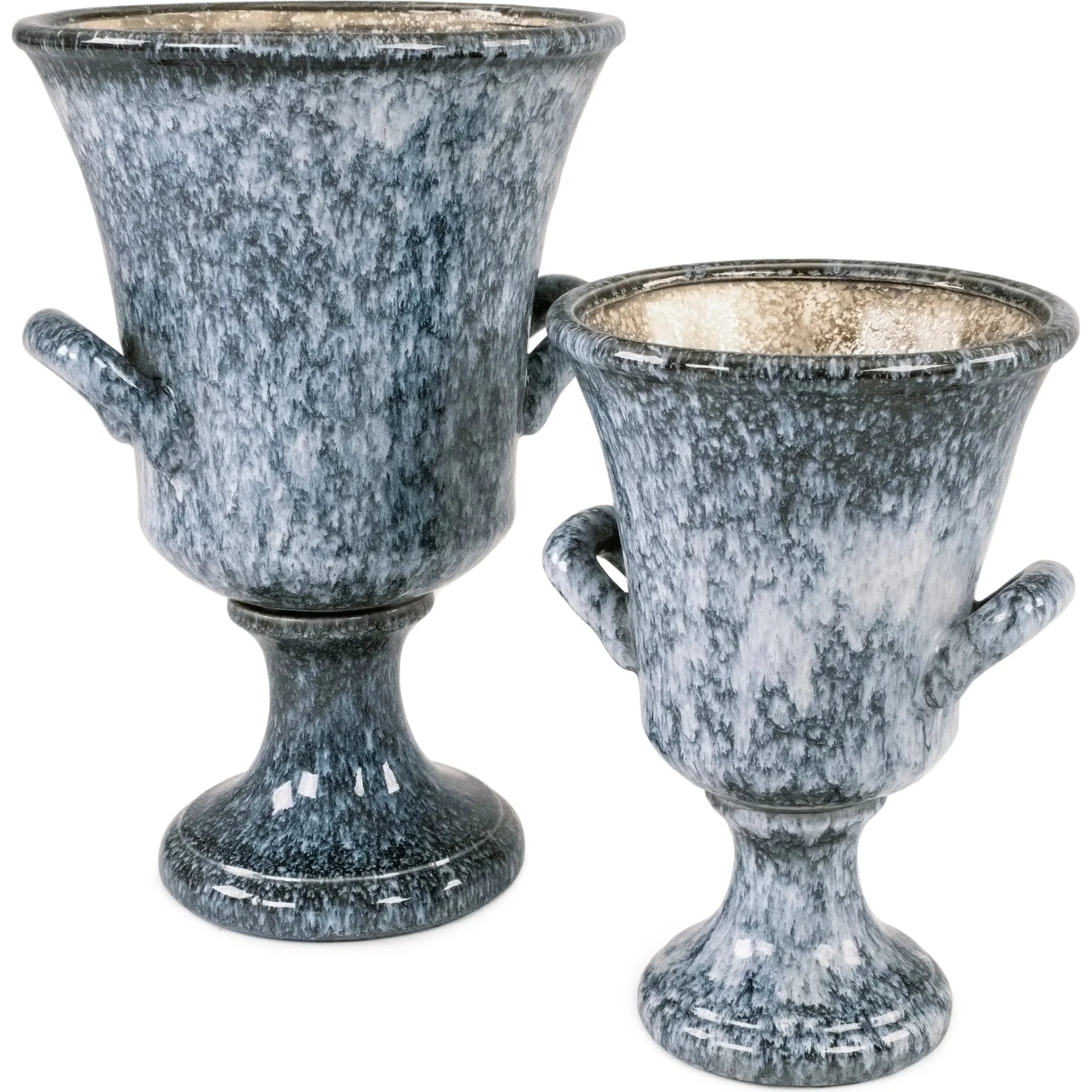 Distressed Blue Pitcher - Image 4