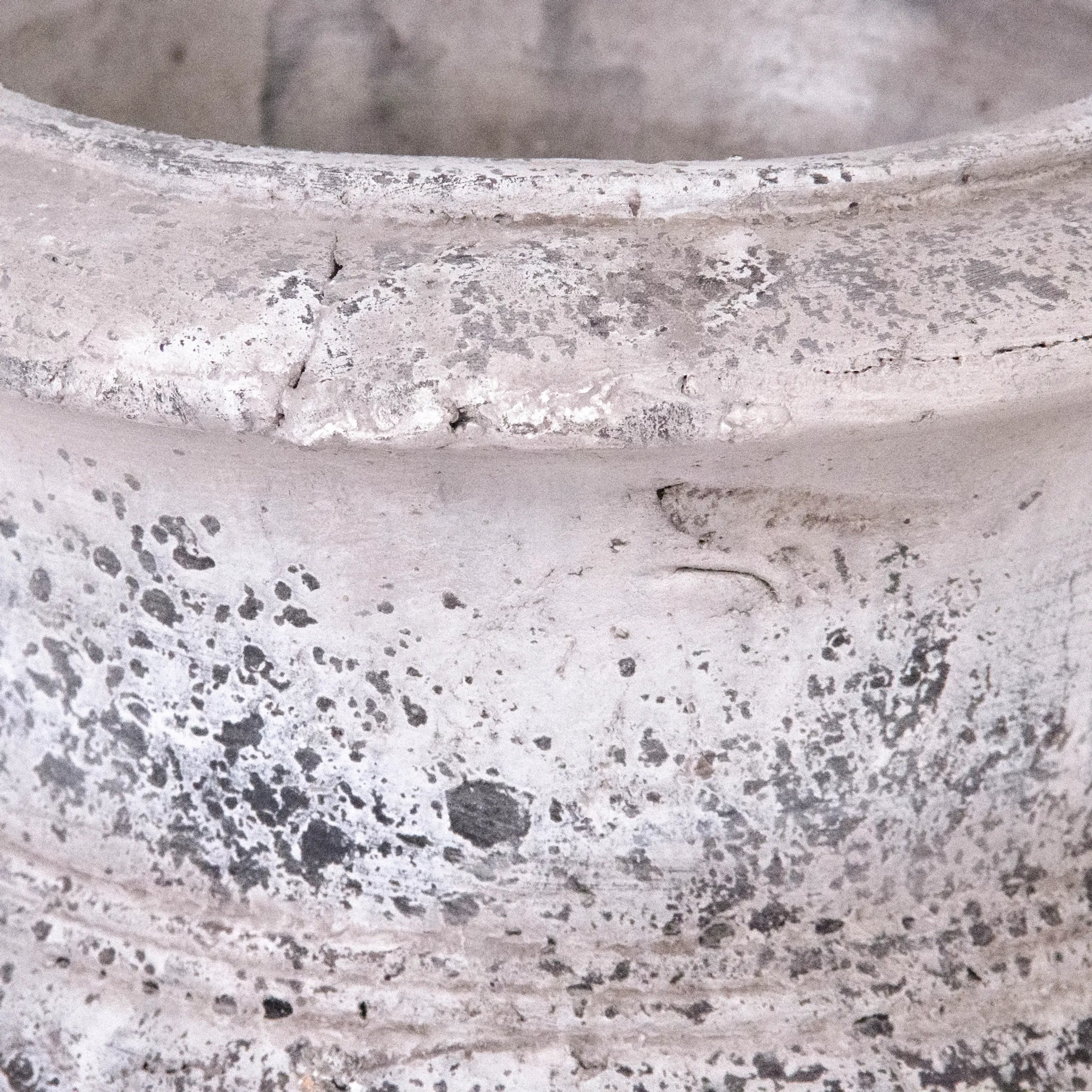 Distressed Grey Urn - Image 4
