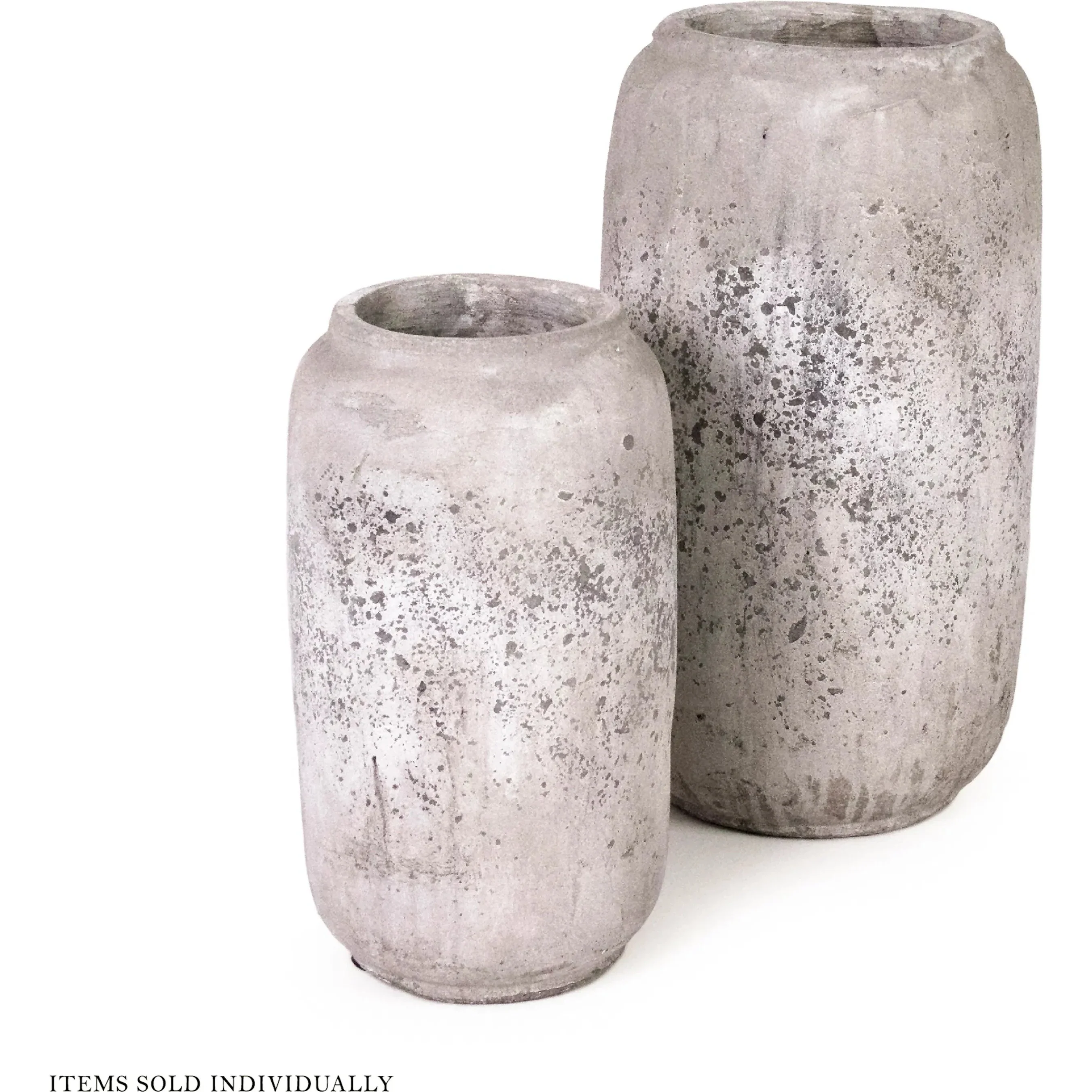 Distressed Grey Vase - Image 2
