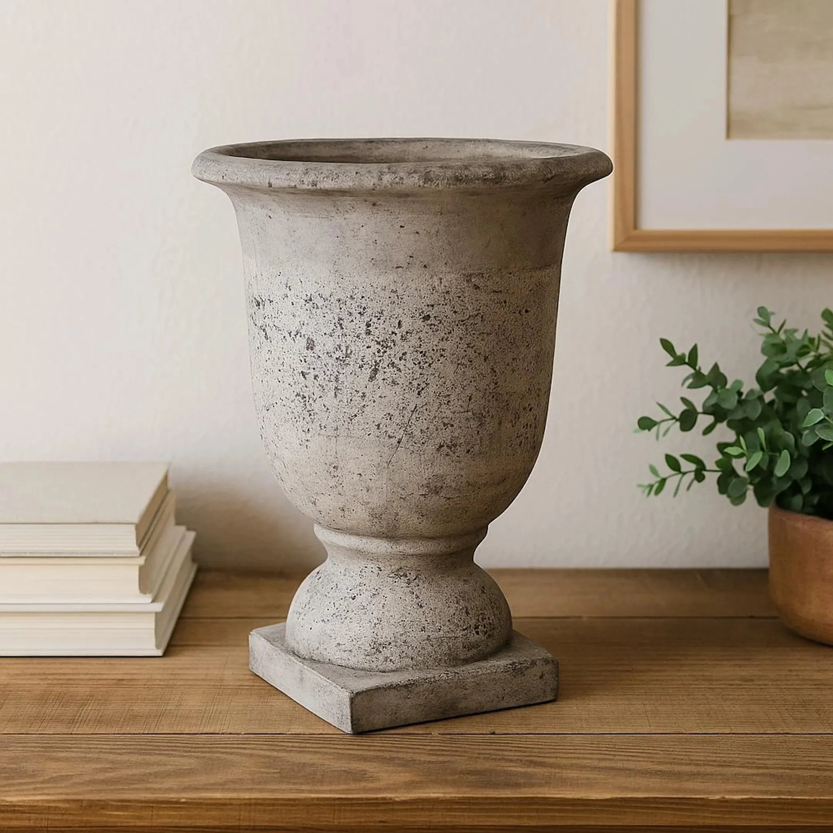 Distressed Grey Wash Pottery - Image 6