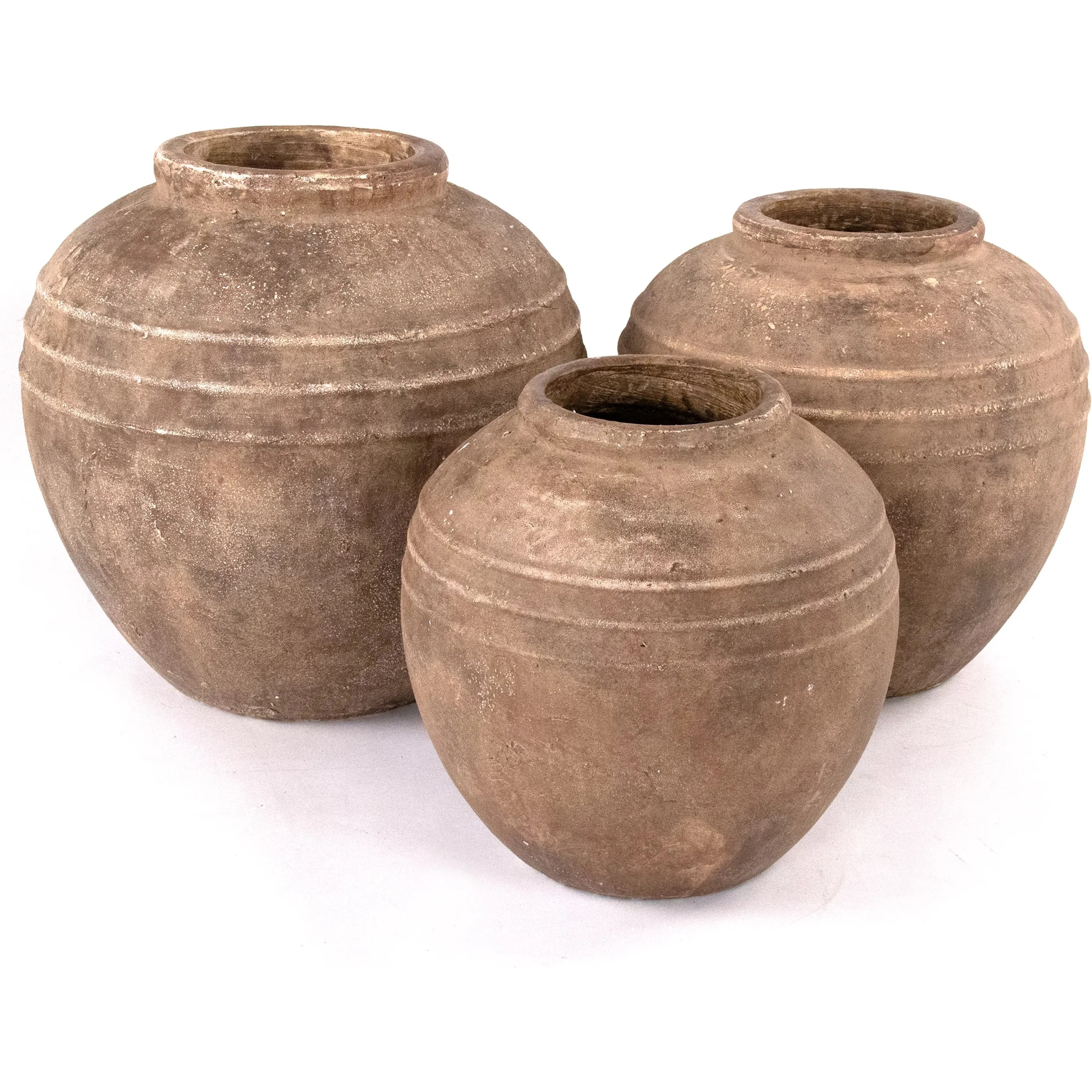 Distressed Rustic Towny Brown Jar - Image 4