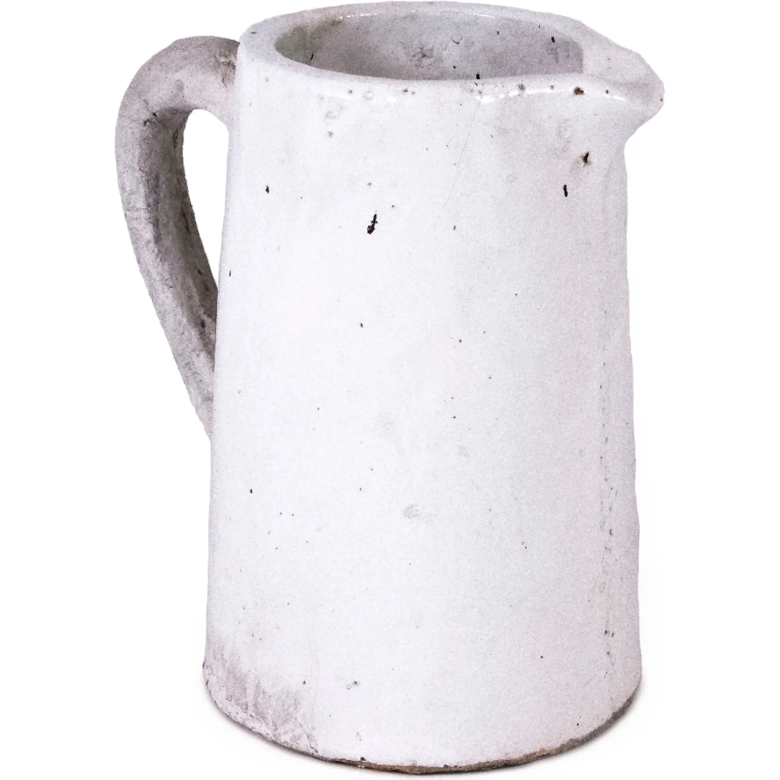 Distressed White Jug