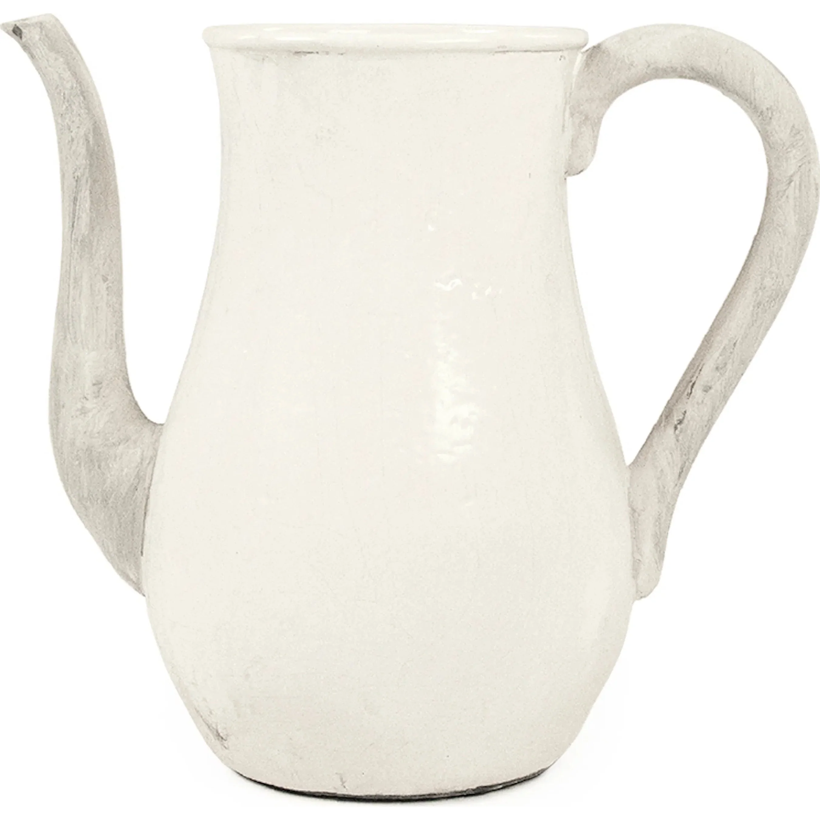 Distressed White Pitcher - Image 3