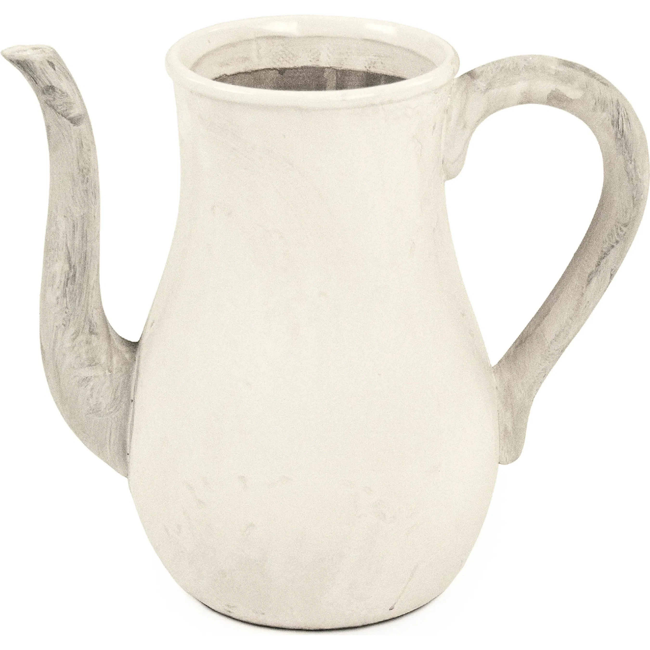 Distressed White Pitcher - Image 7