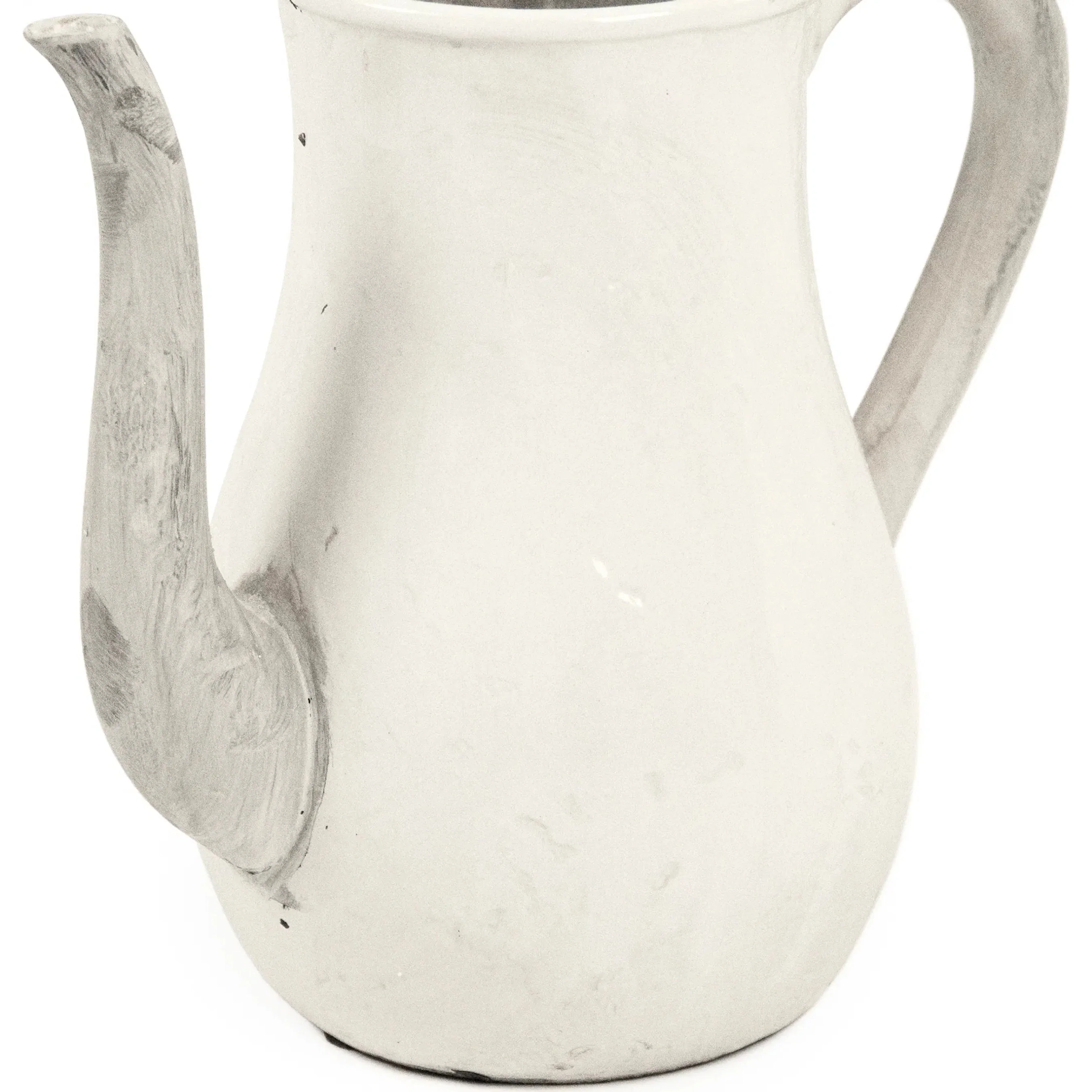 Distressed White Pitcher - Image 8