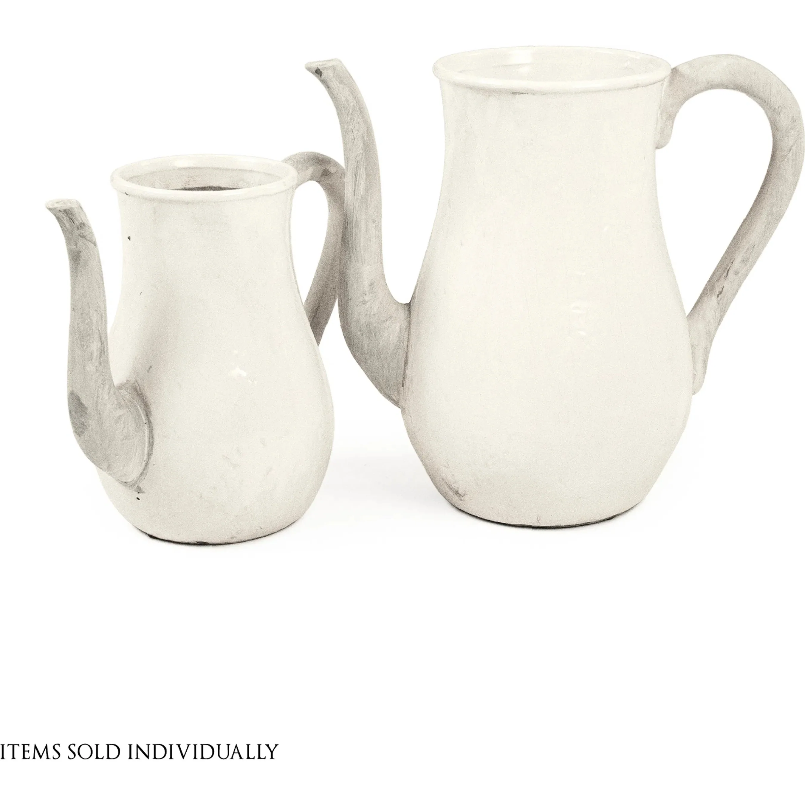 Distressed White Pitcher - Image 9