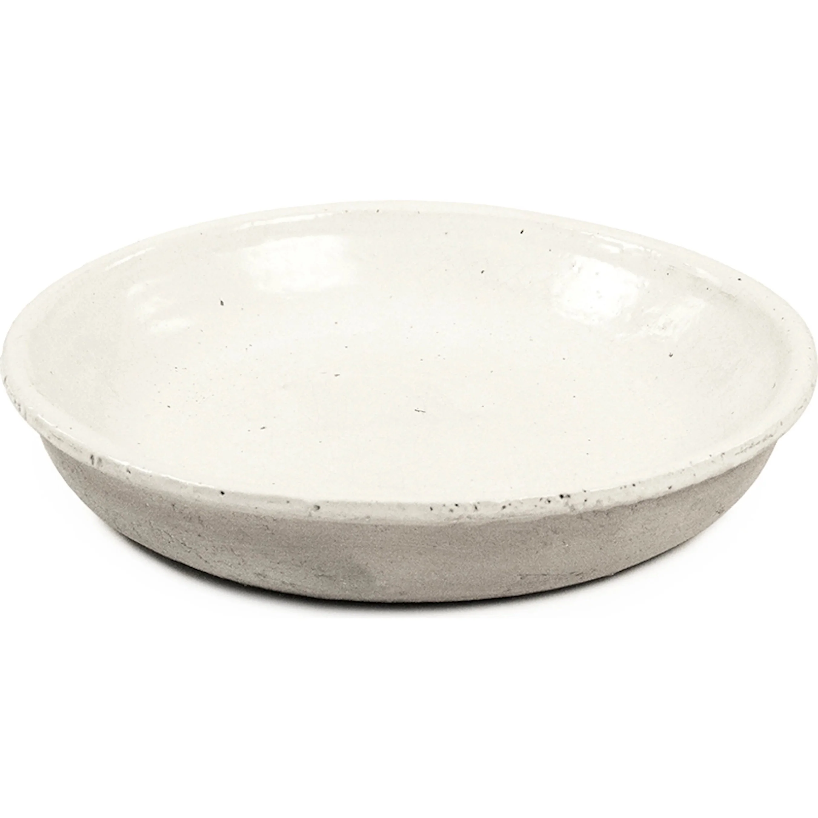 Distressed White Plate - Image 2