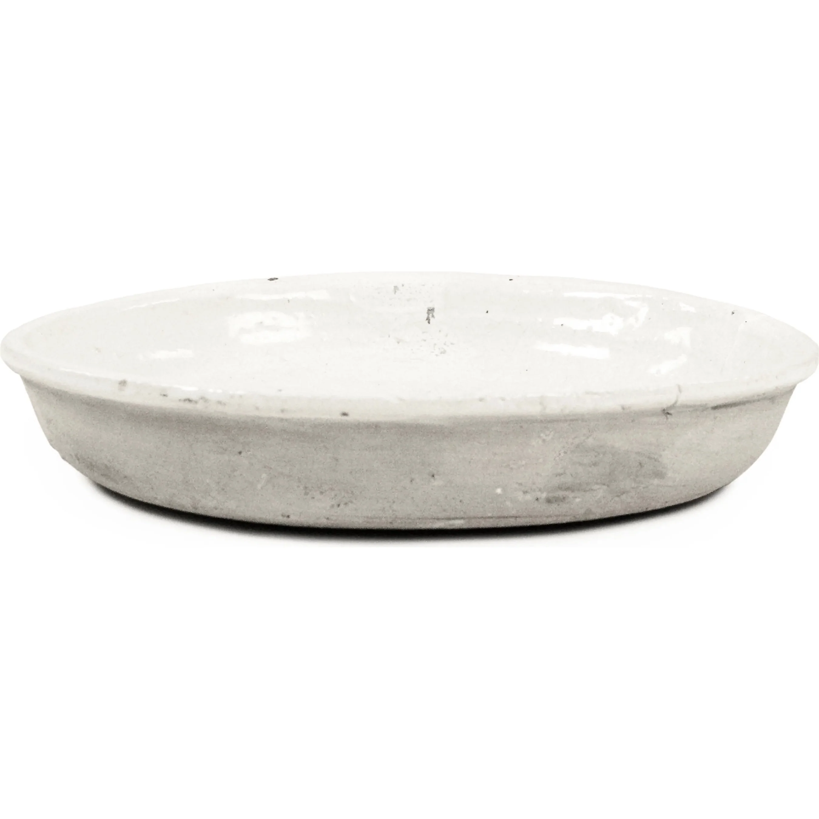 Distressed White Plate - Image 3