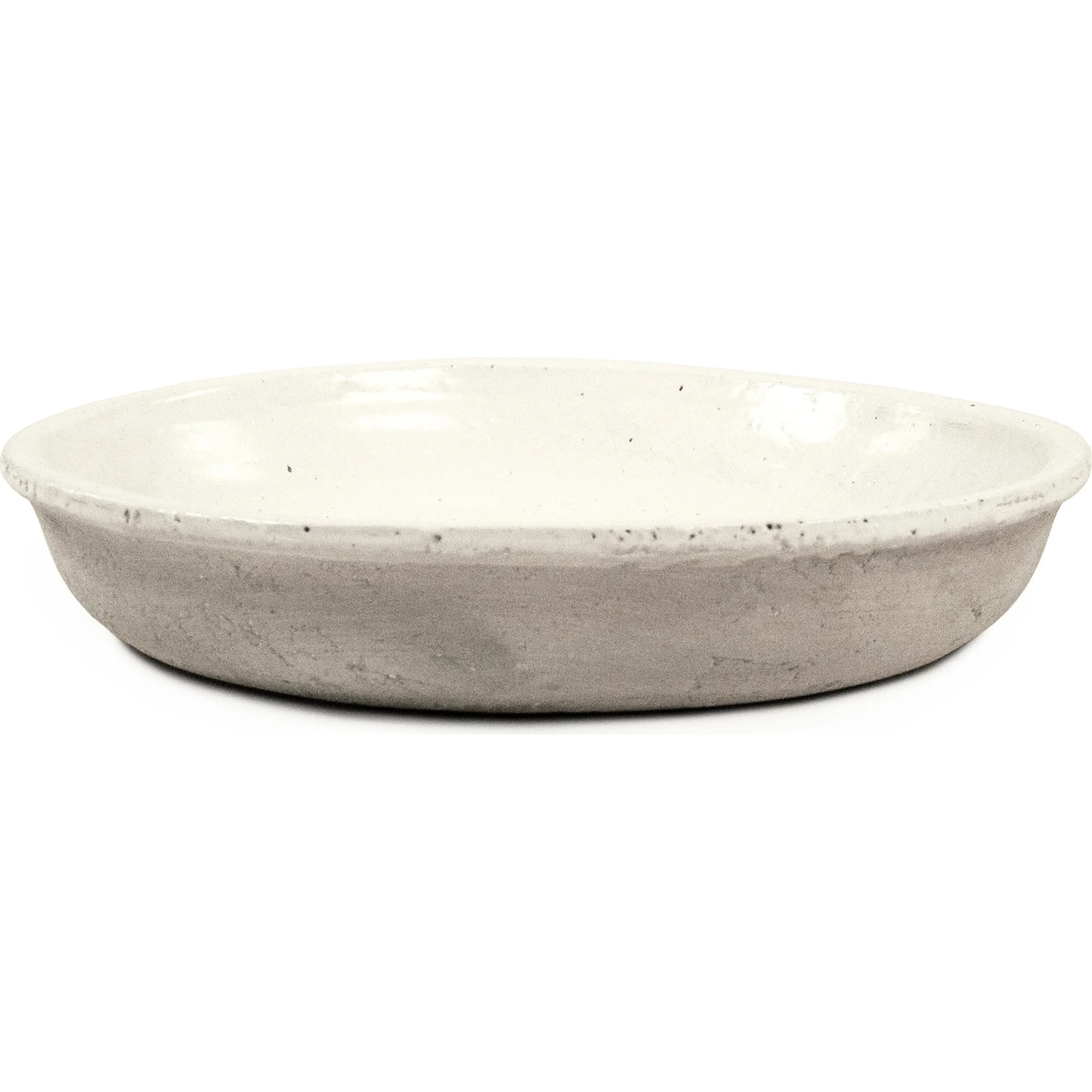 Distressed White Plate - Image 6