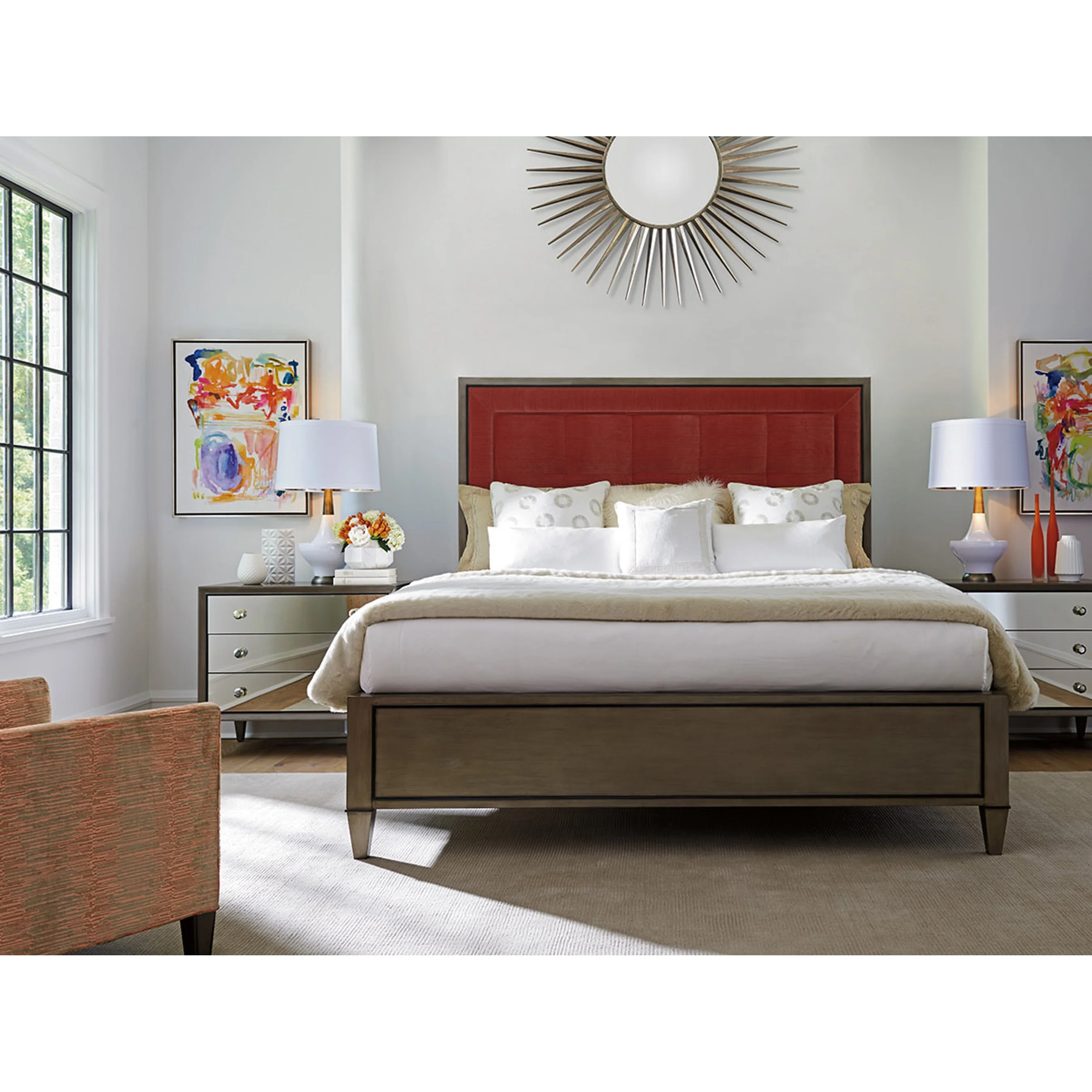 Divonne Mirrored Nightstand - Image 4