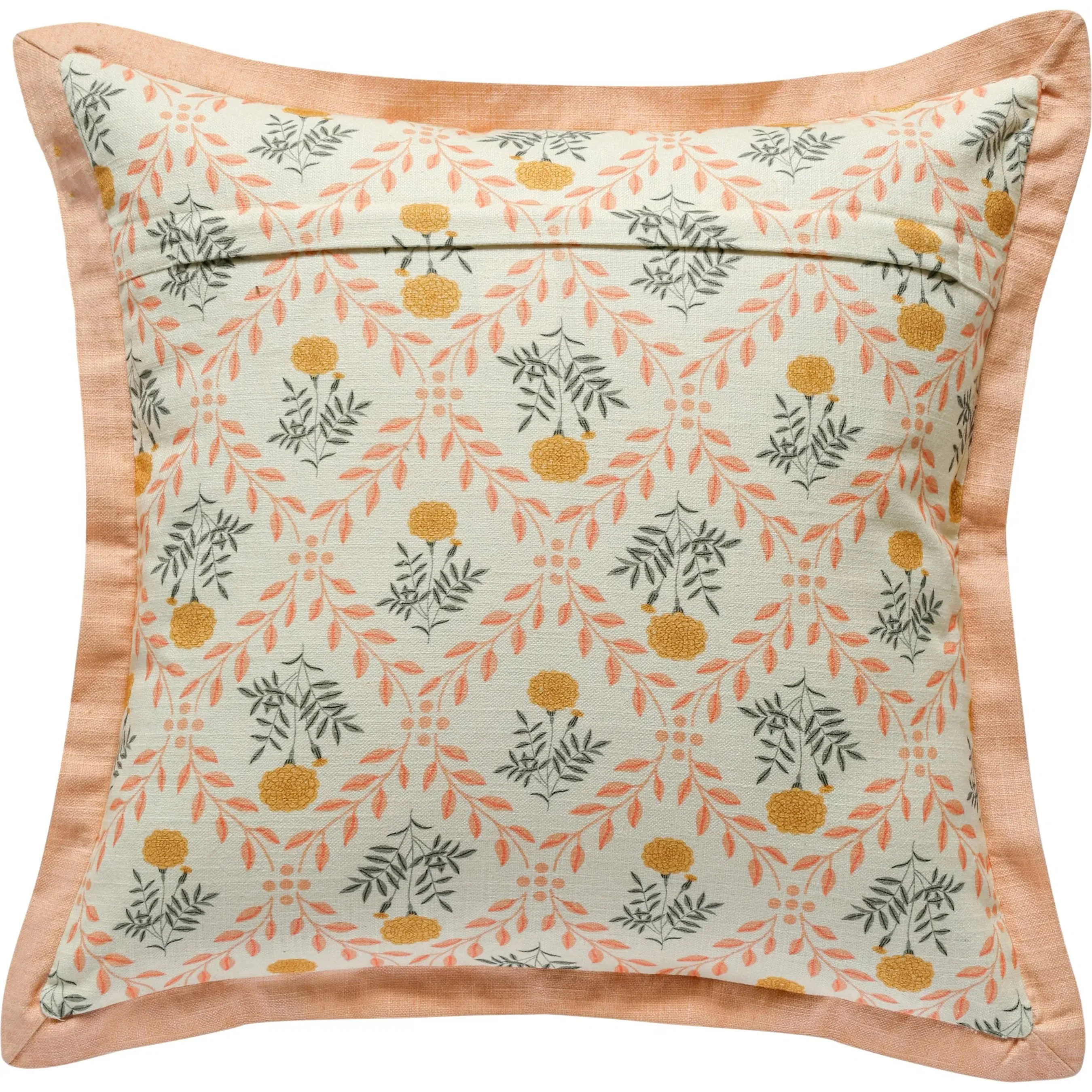 Dolce Blush Pink Natural Throw Pillow - Image 2