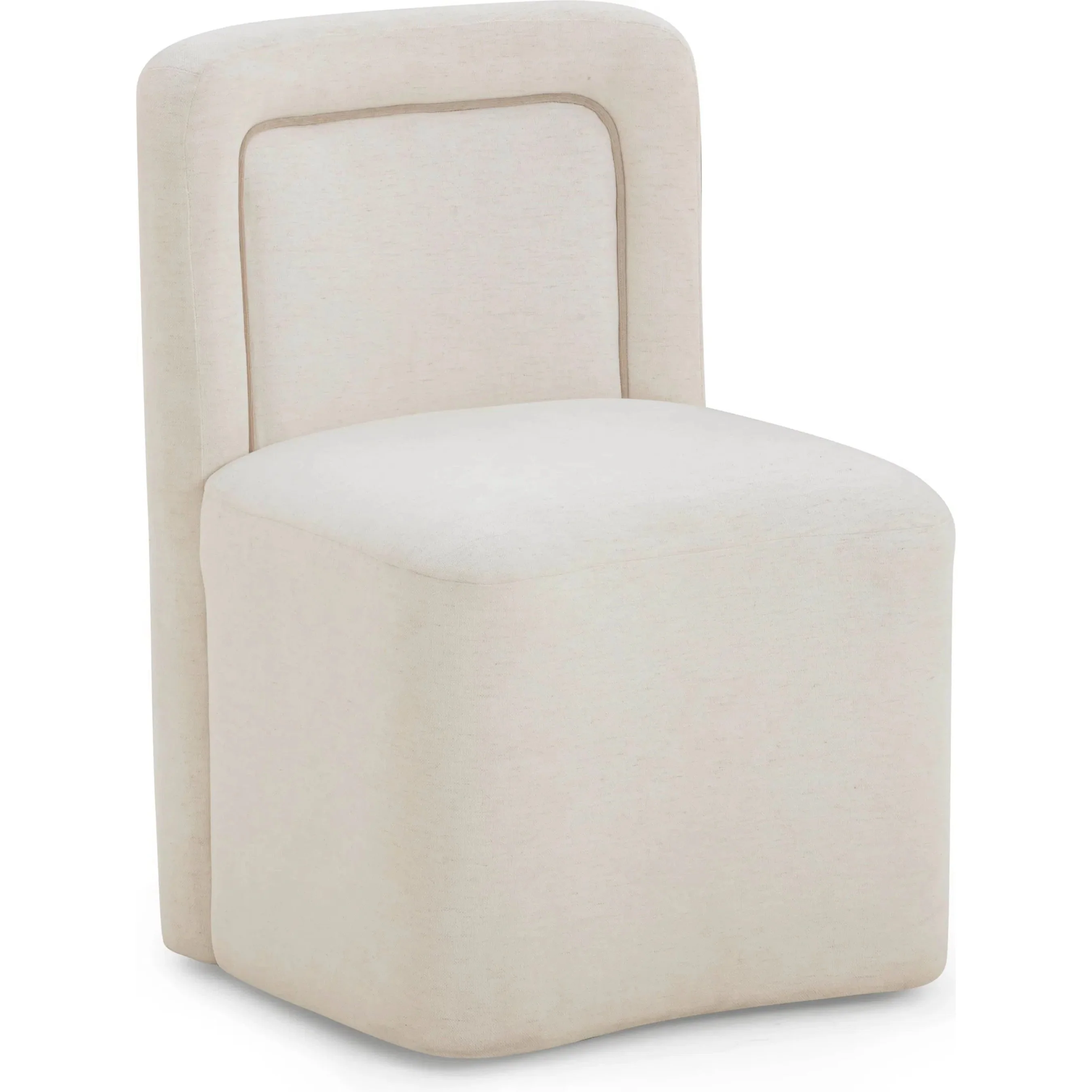 Dolce Velvet Rolling Desk Chair - Image 2