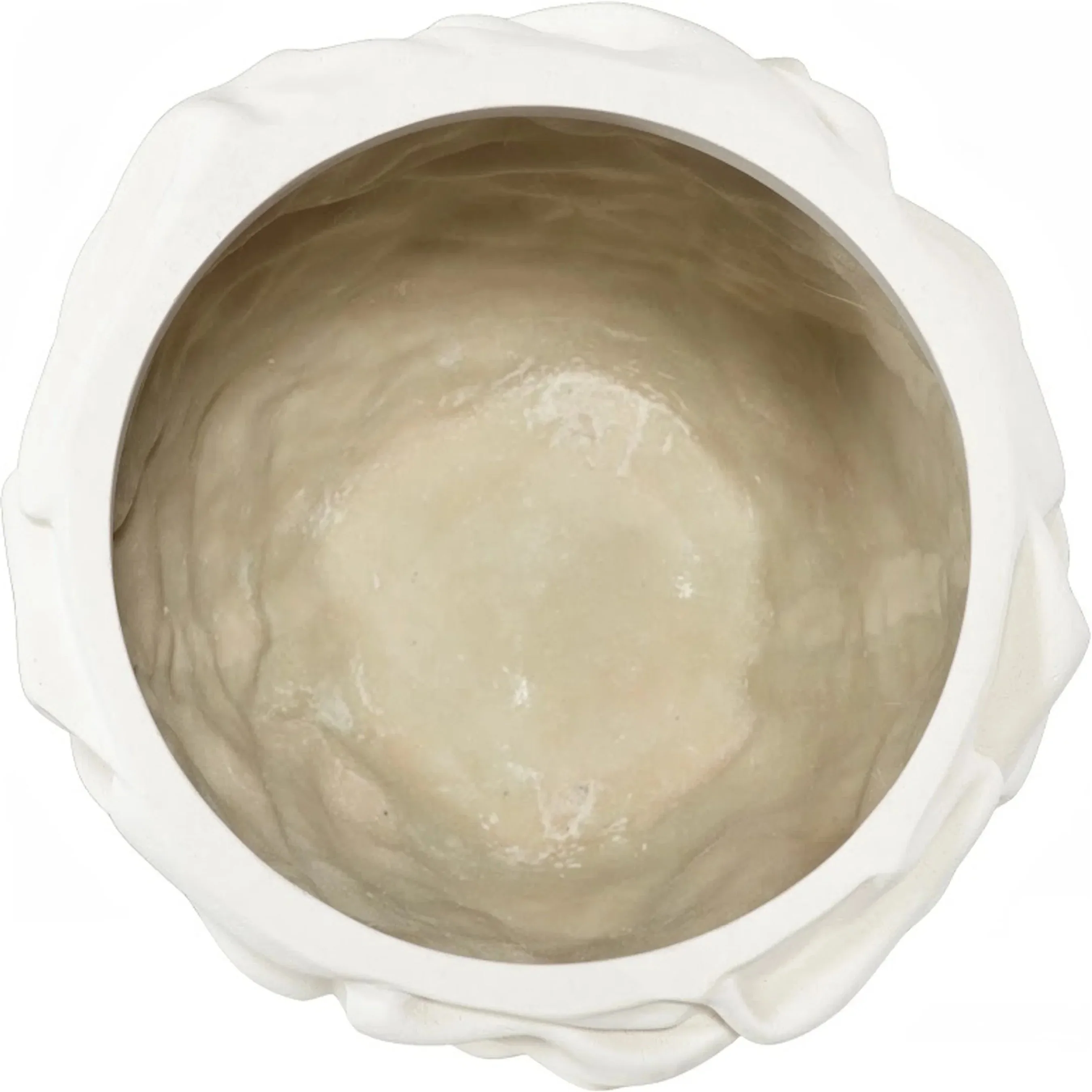 Drape Planter, White Stone - Image 4