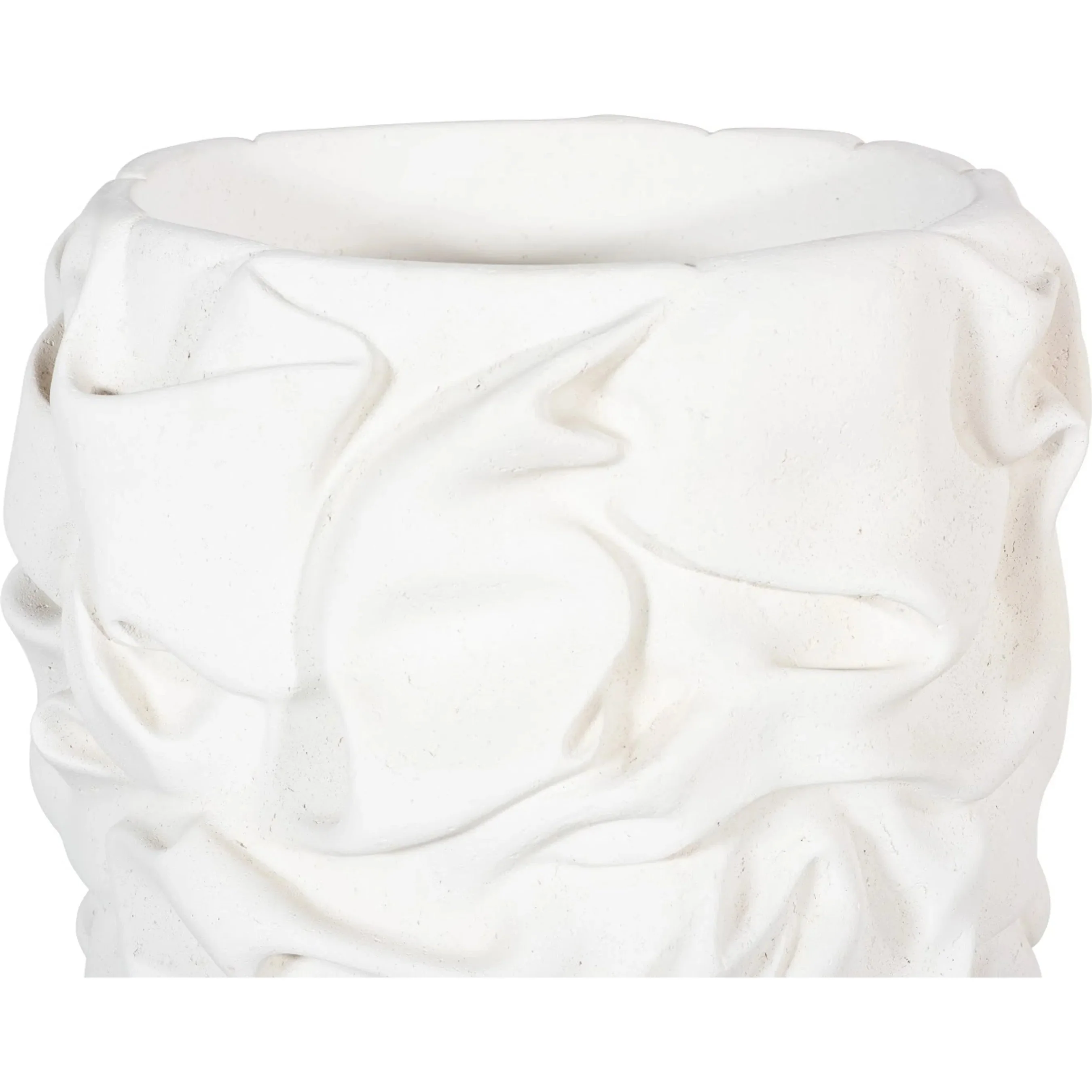Drape Planter, White Stone - Image 5