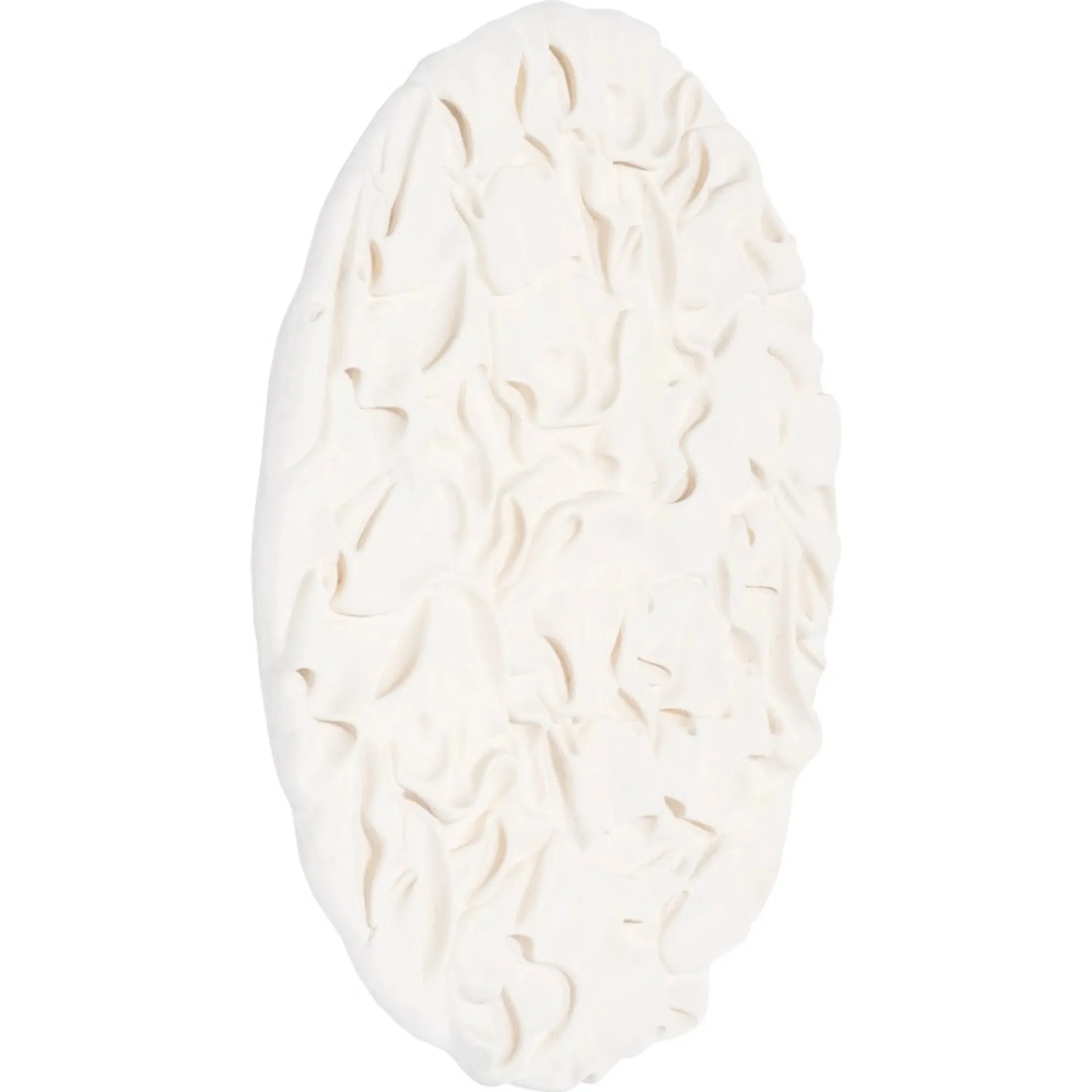 Drape Round Wall Art, White Stone - Image 2
