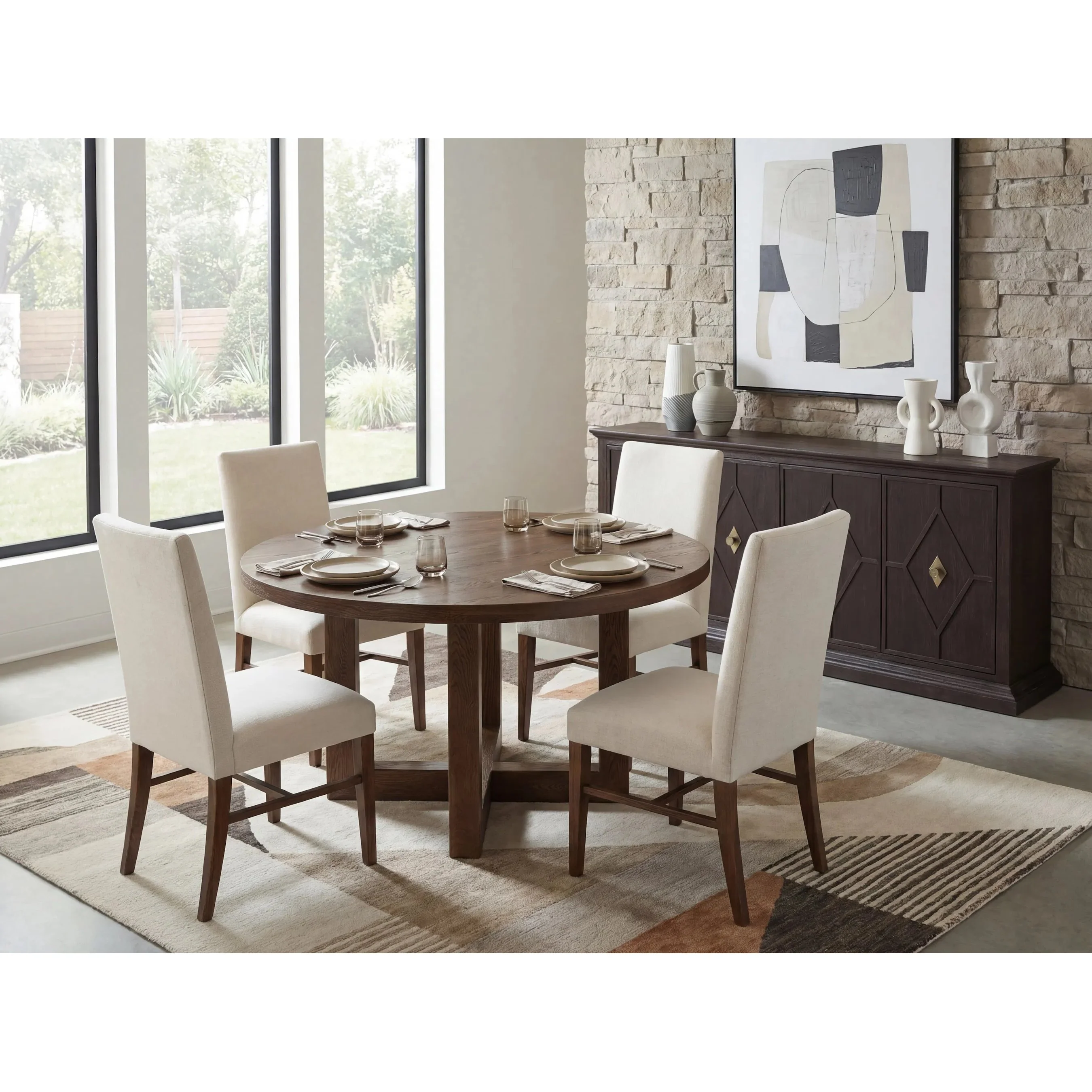 Driftwood 60" Round Dining Table - Image 10