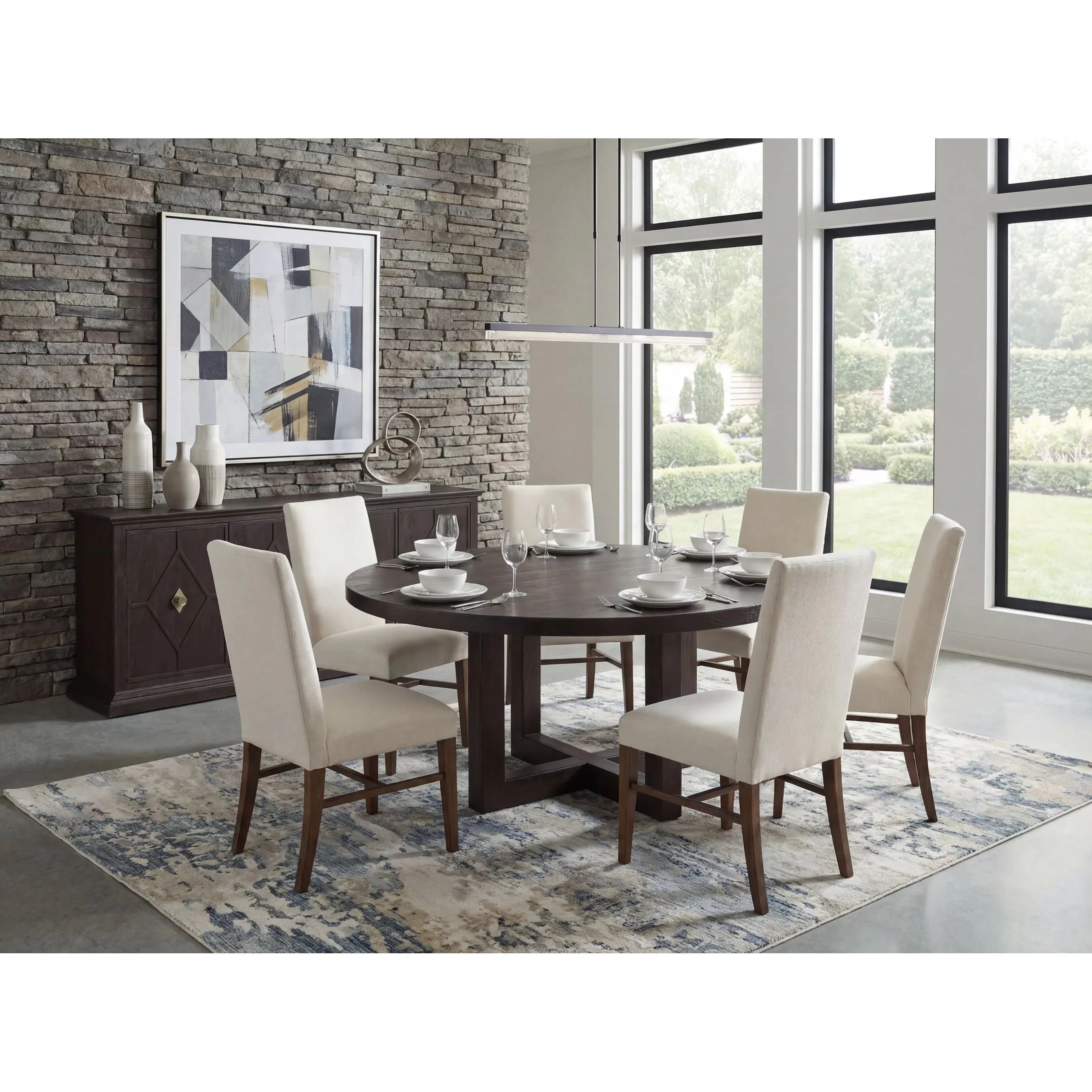 Driftwood 72" Round Dining Table - Image 10