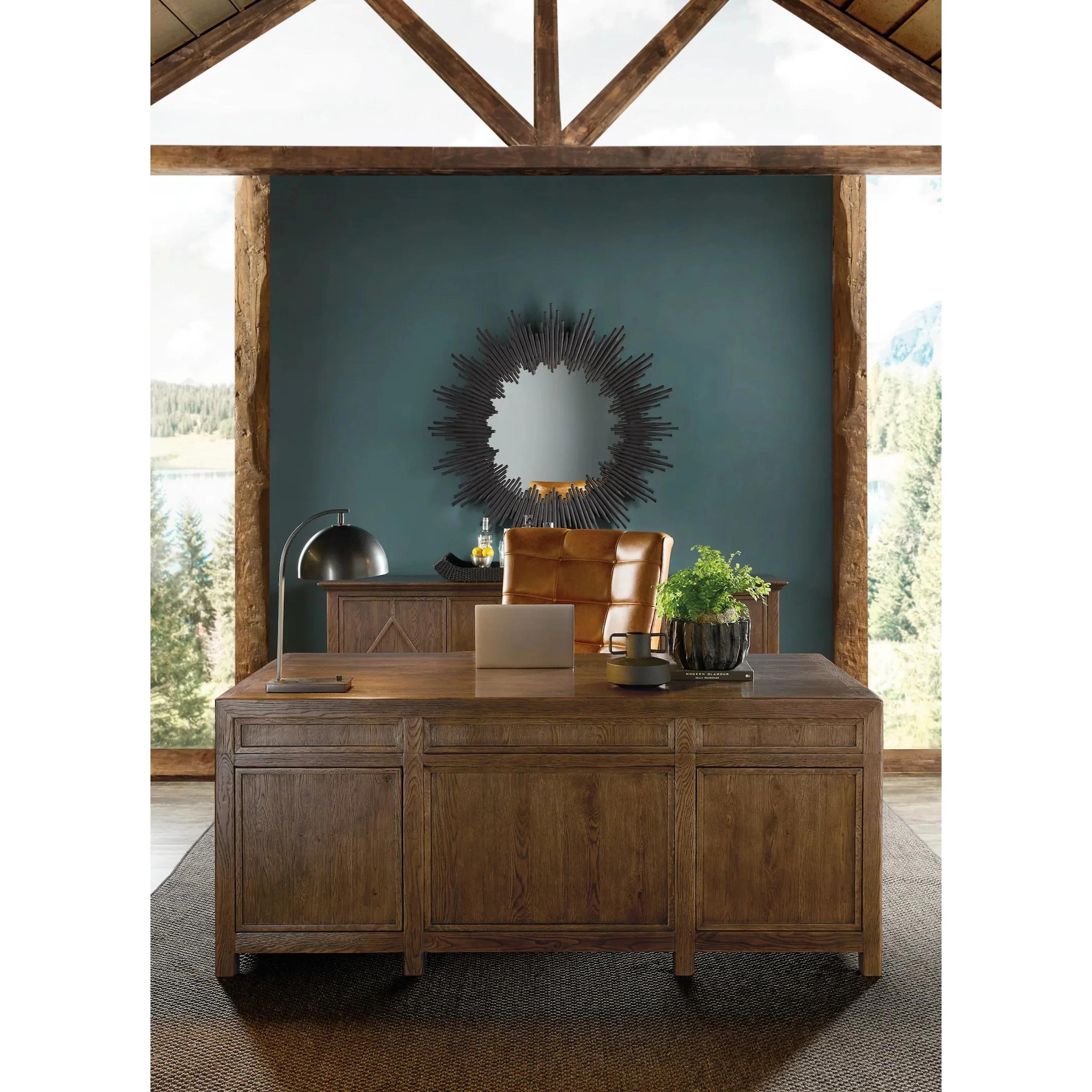 Driftwood Executive Desk - Image 18
