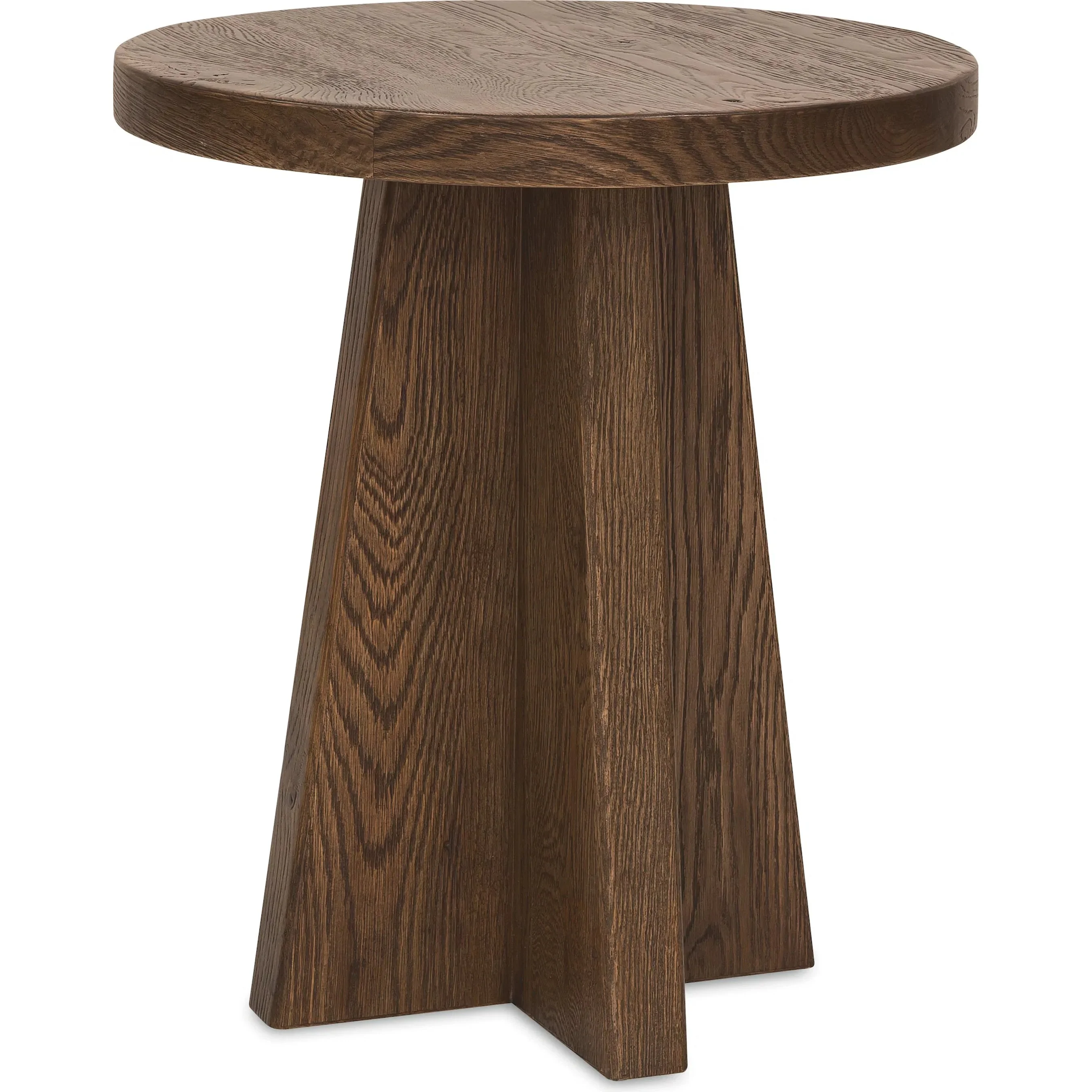 Driftwood Round End Table - Image 3