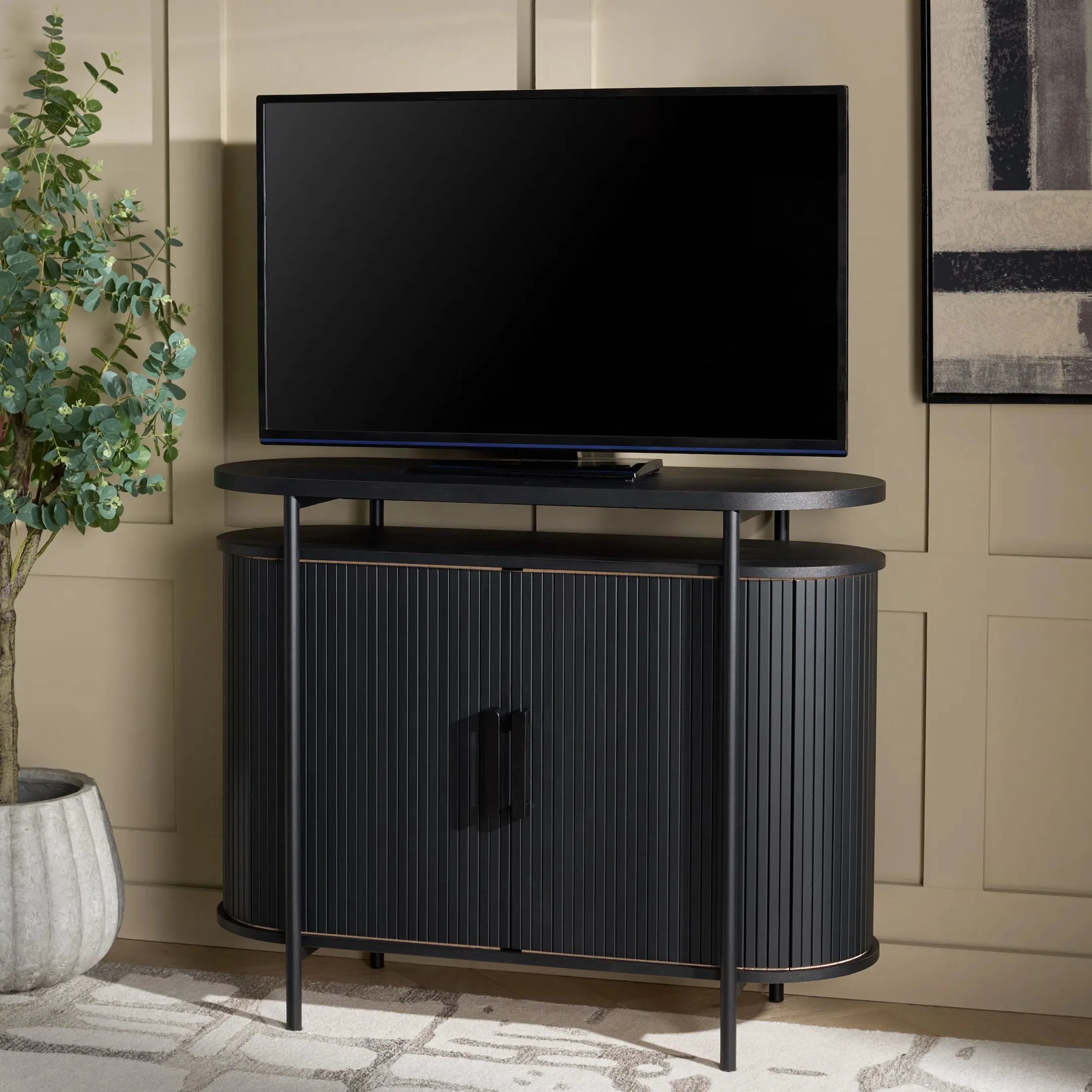 Dutchess Tambour Doors Compact Sideboard/Media Stand - Image 9