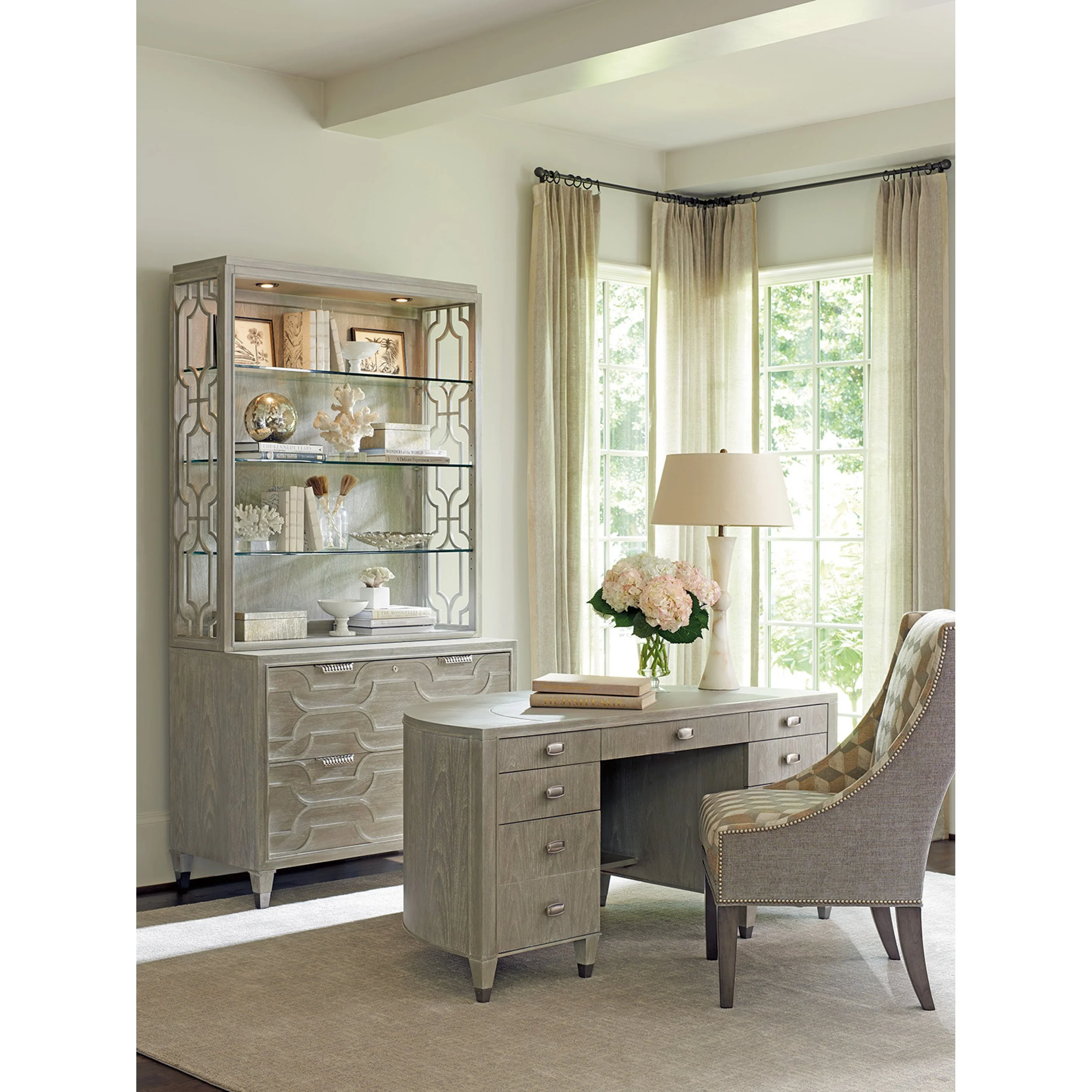 Dylan Demilune Desk - Image 4