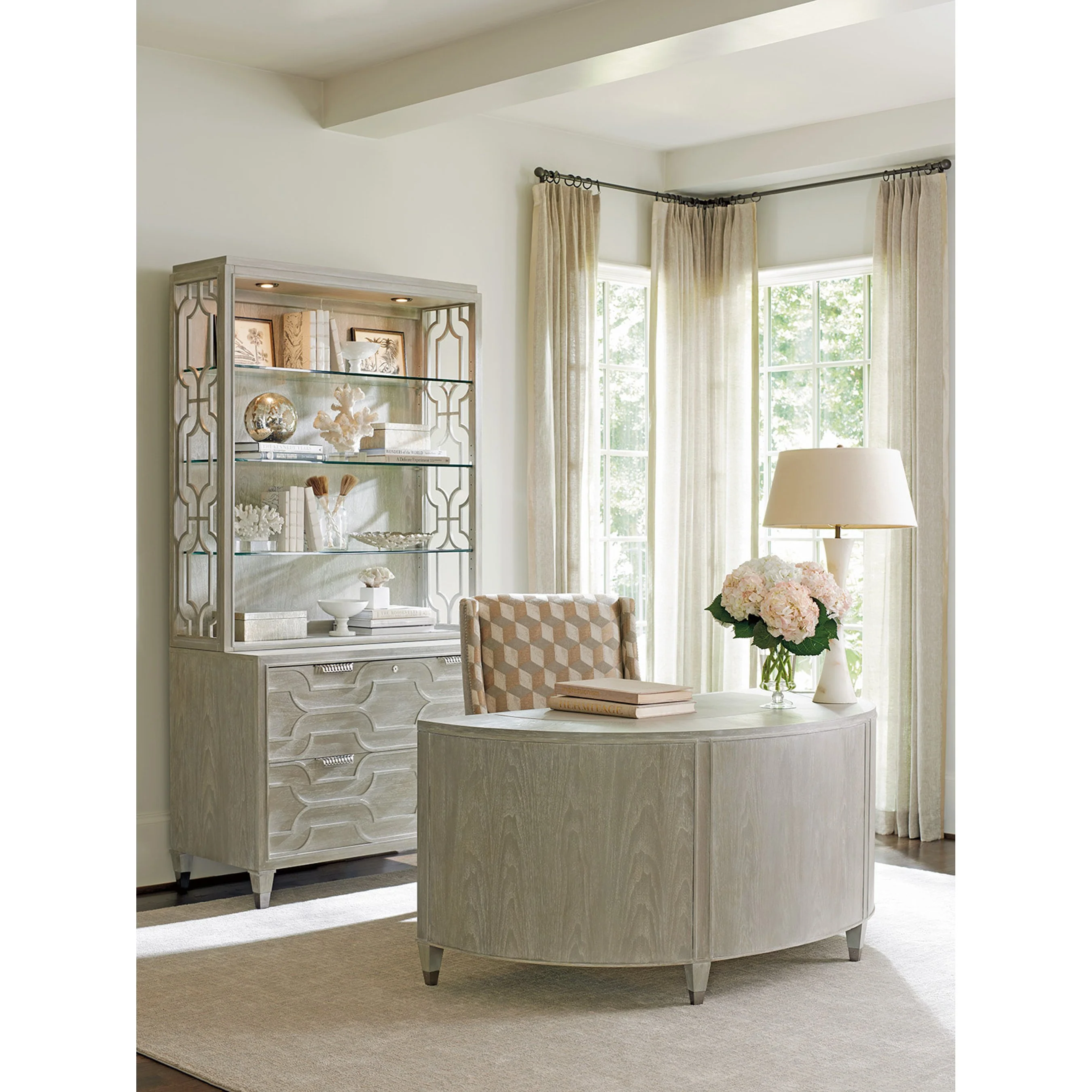 Dylan Demilune Desk - Image 5