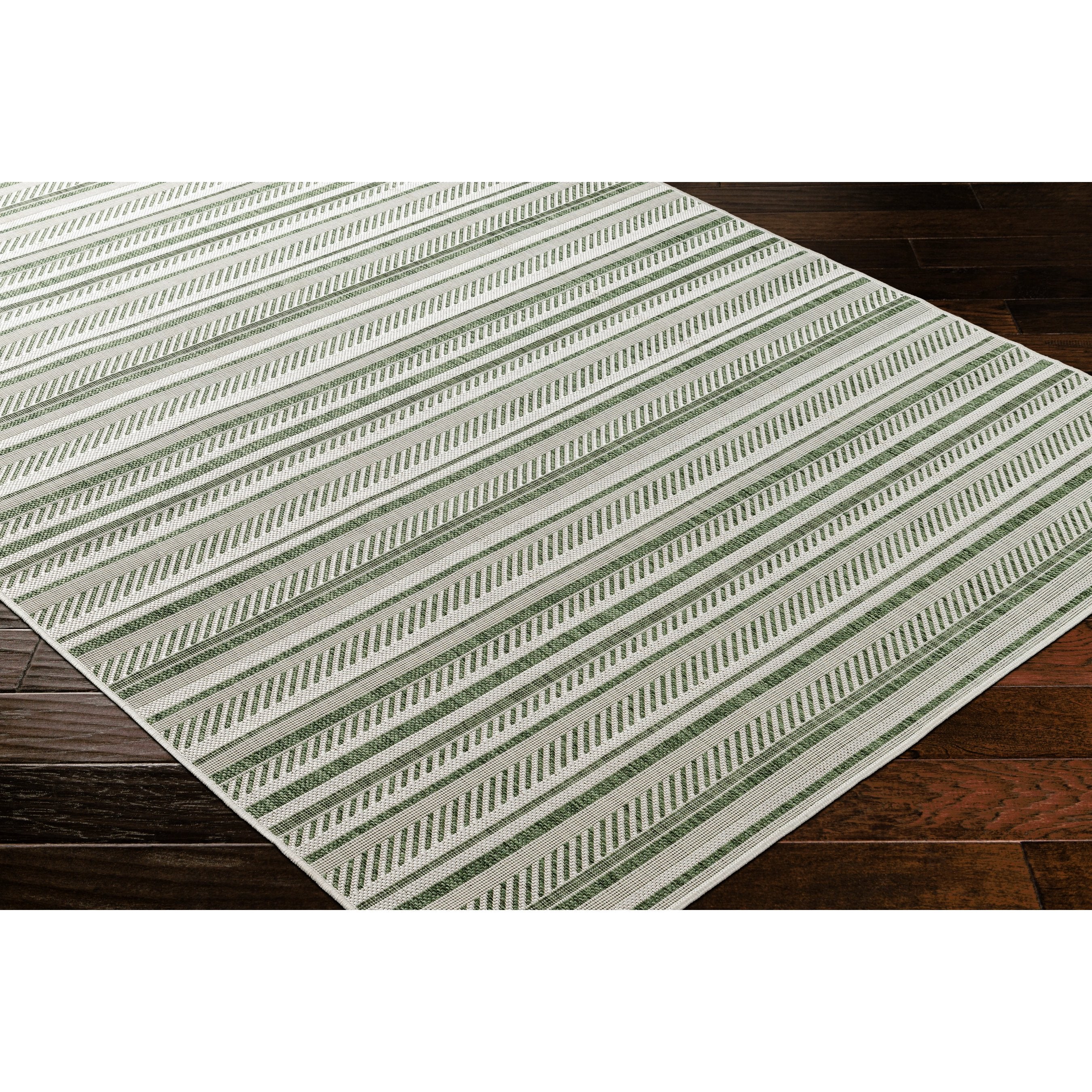 Eagean Indoor/Outdoor Striped Rug - Image 3