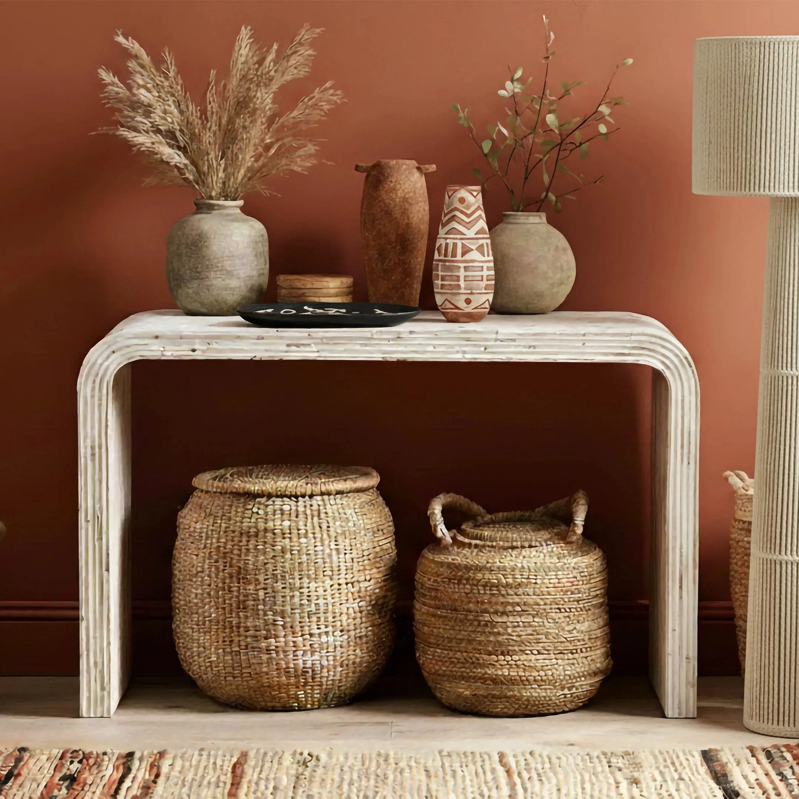 Earthenware Narrow Vase - Image 3