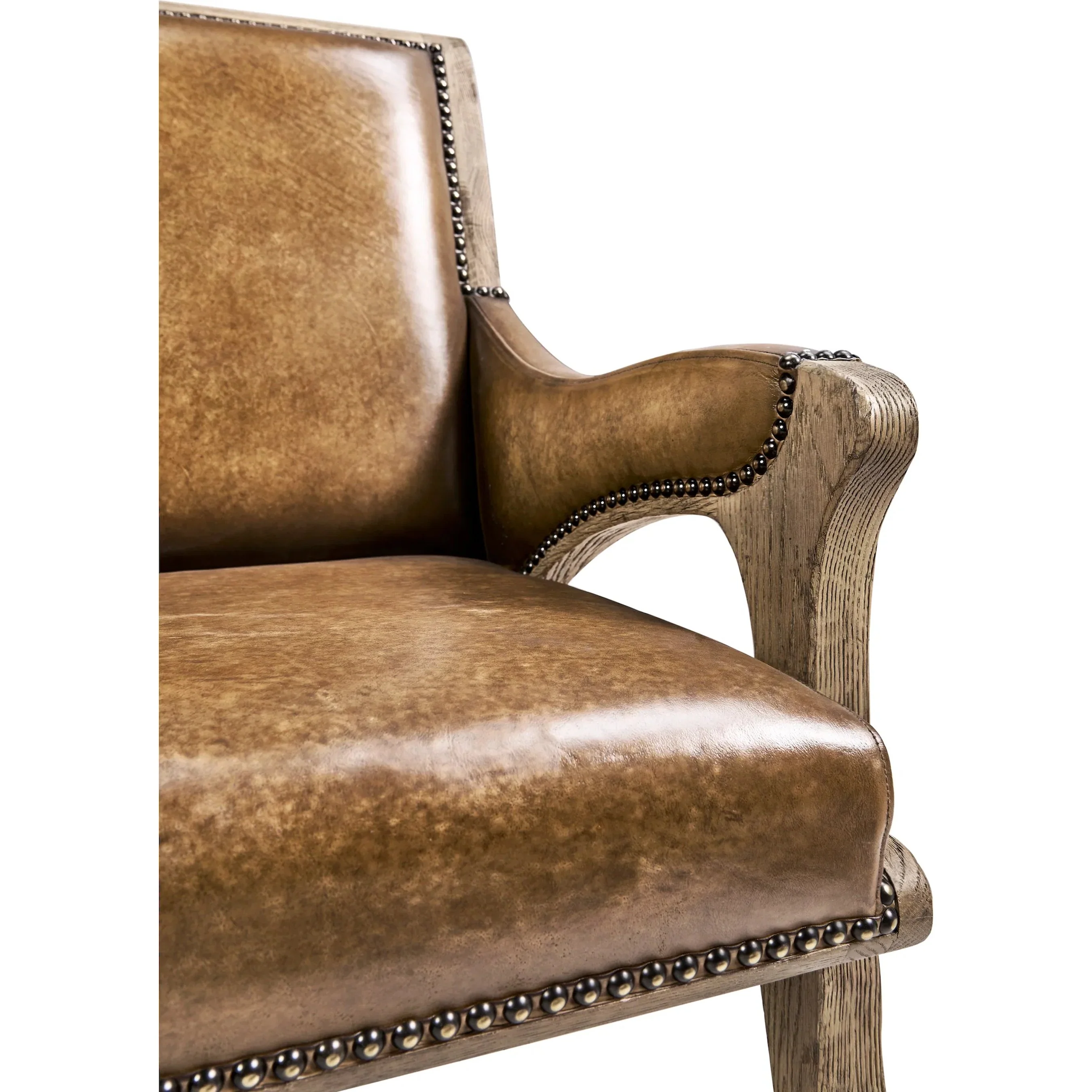 Echo Canyon Leather Arm Chair (Set of 2) - Image 7