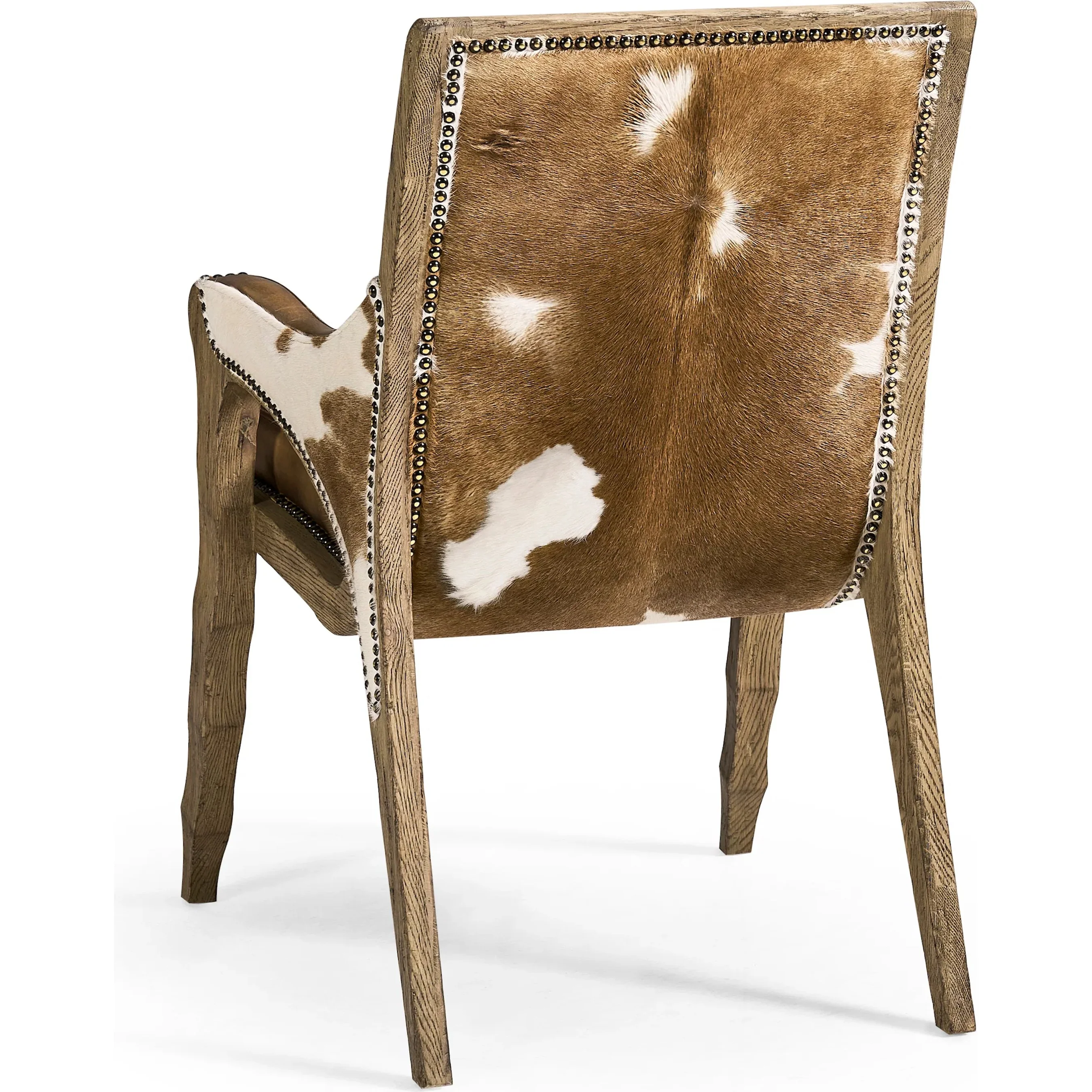 Echo Canyon Leather & Hide Arm Chair (Set of 2) - Image 2