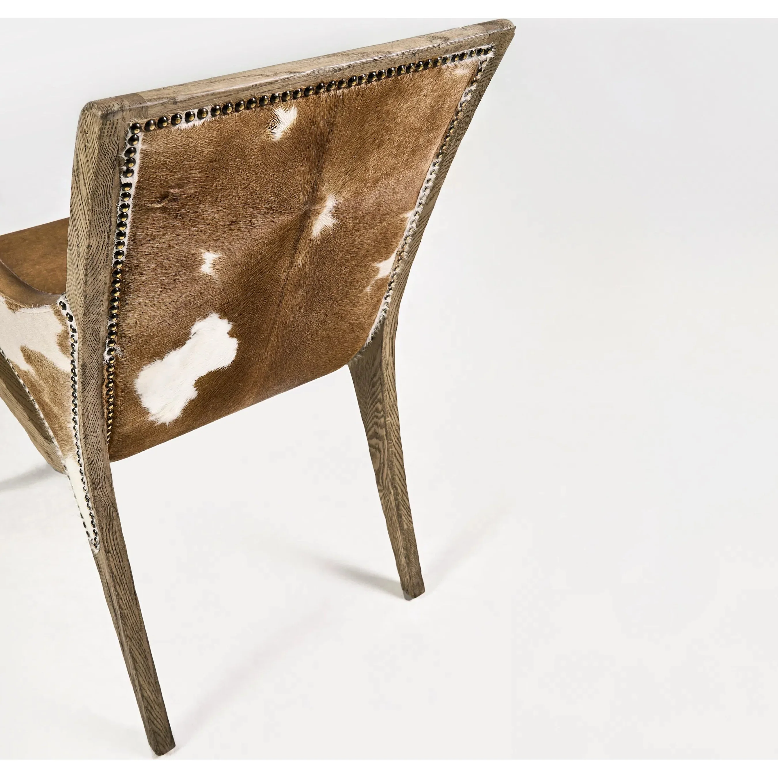 Echo Canyon Leather & Hide Arm Chair (Set of 2) - Image 8