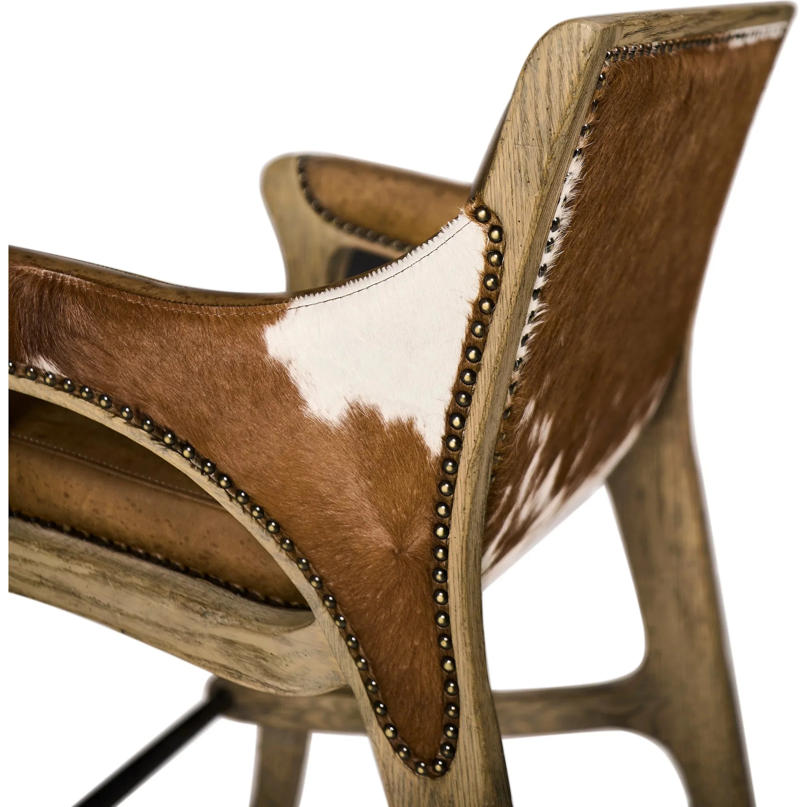 Echo Canyon Leather & Hide Bar Stool - Image 7