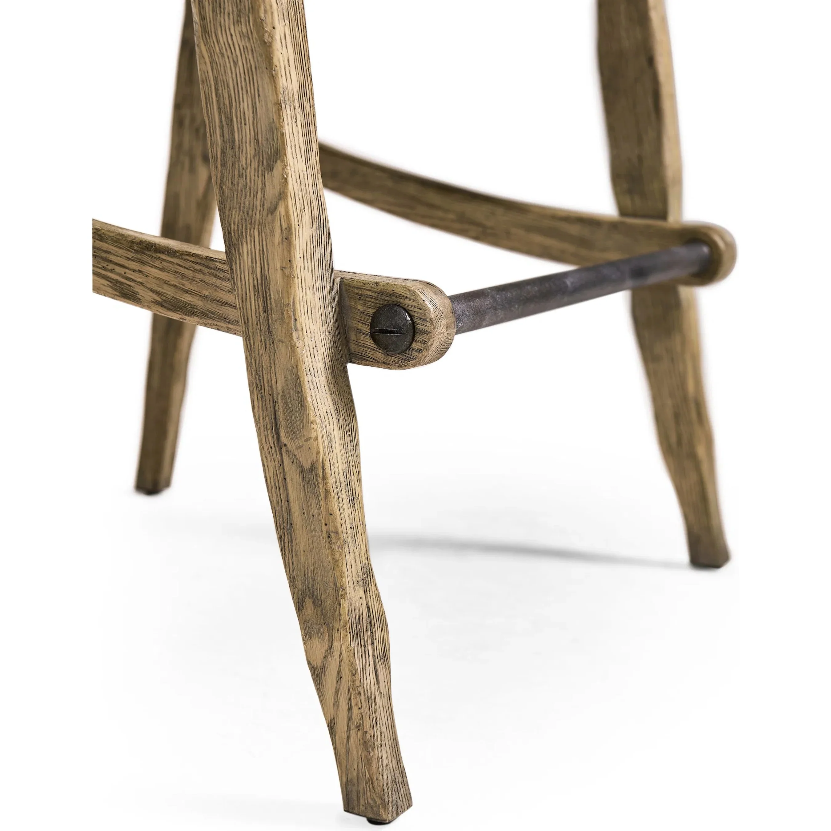 Echo Canyon Leather & Hide Bar Stool - Image 9