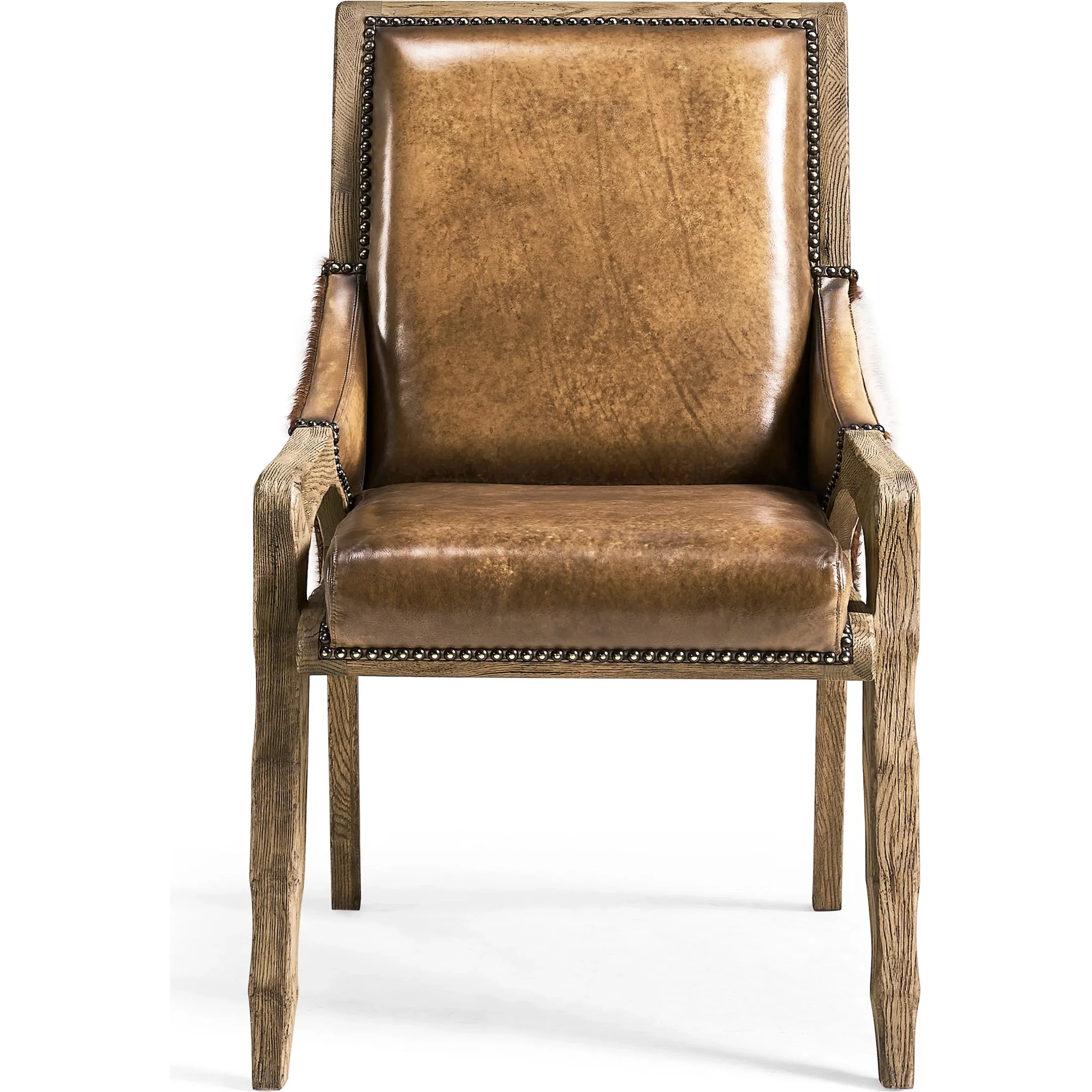 Echo Canyon Leather & Hide Side Chair (Set of 2) - Image 2