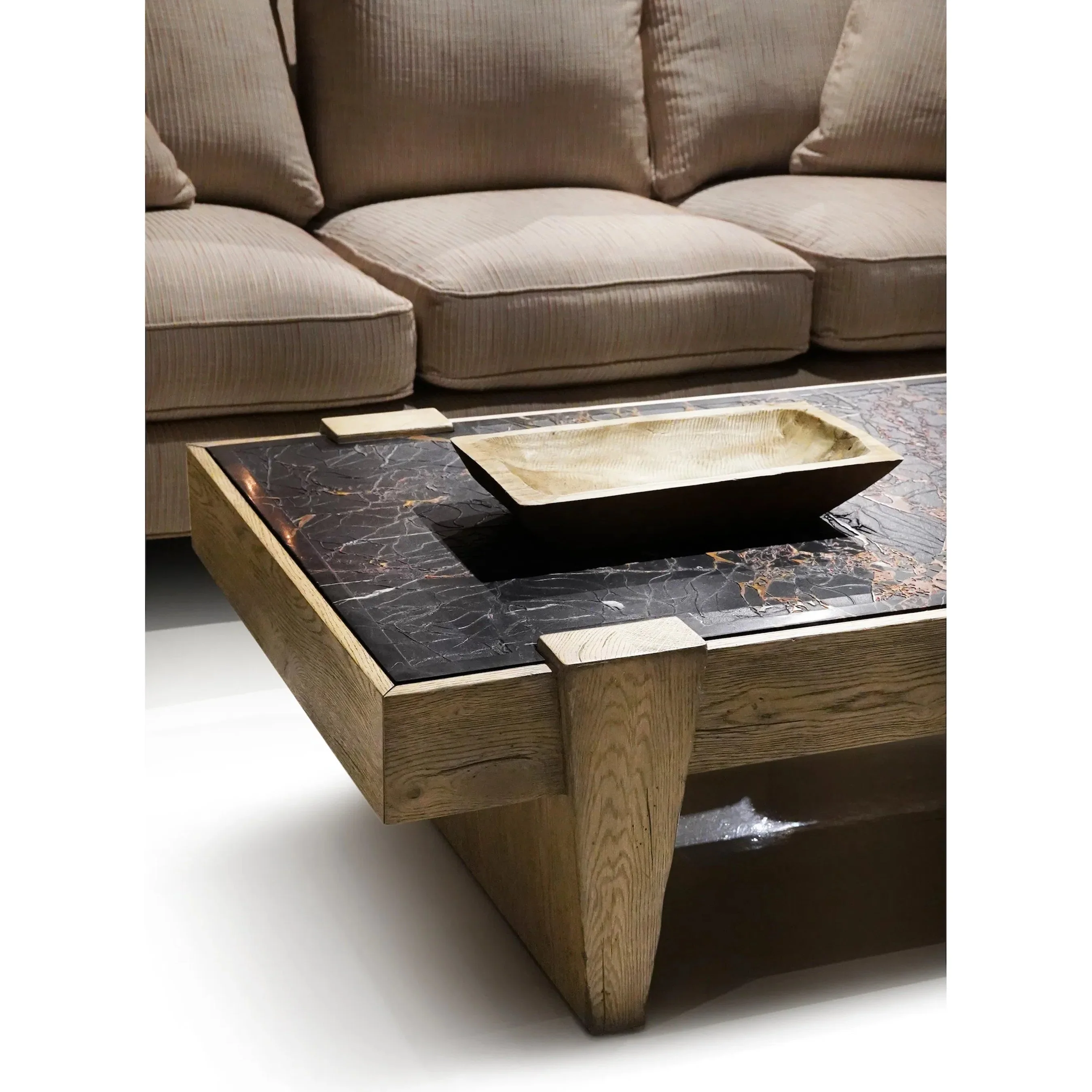 Echo Canyon Marble Rectangular Cocktail Table - Image 13