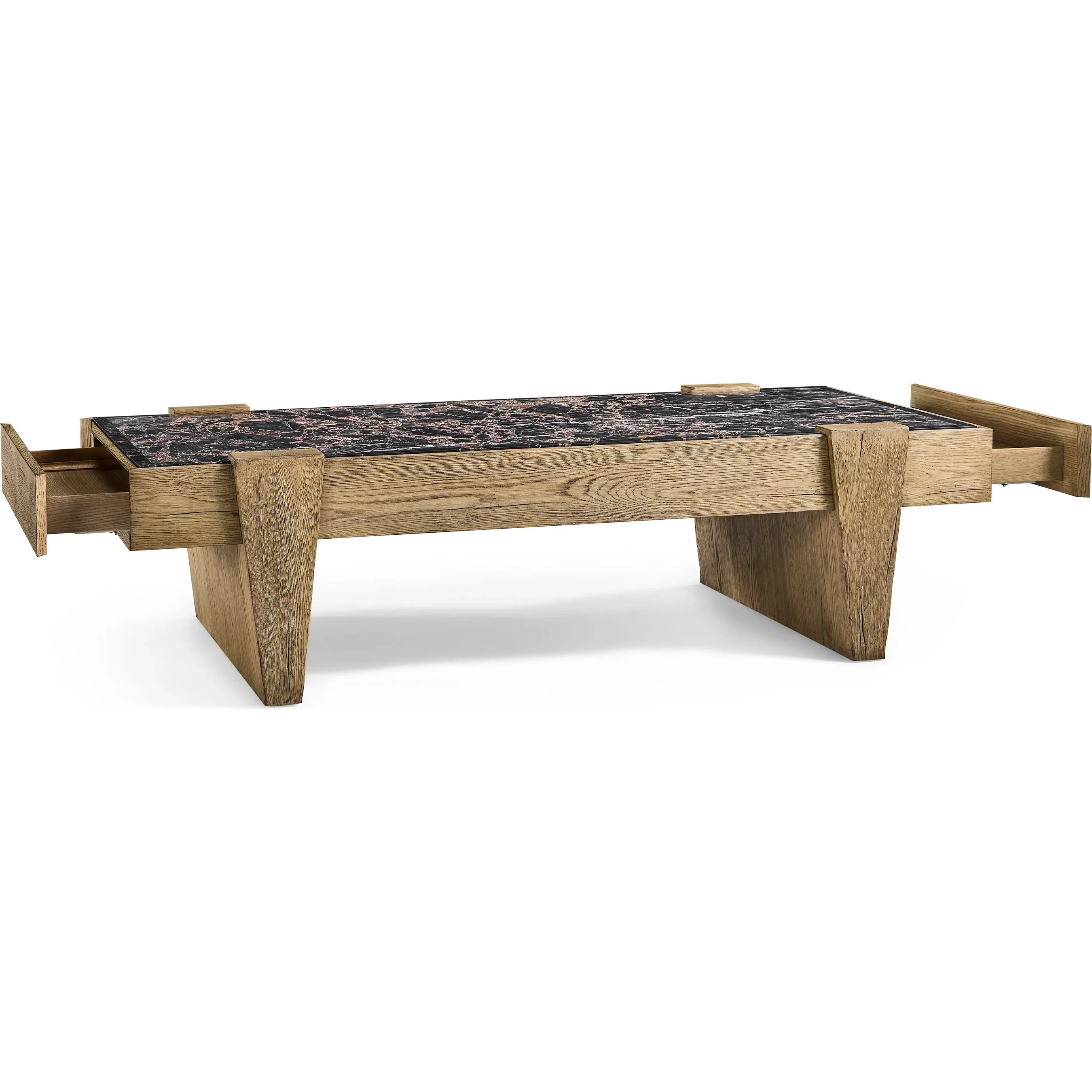Echo Canyon Marble Rectangular Cocktail Table - Image 2