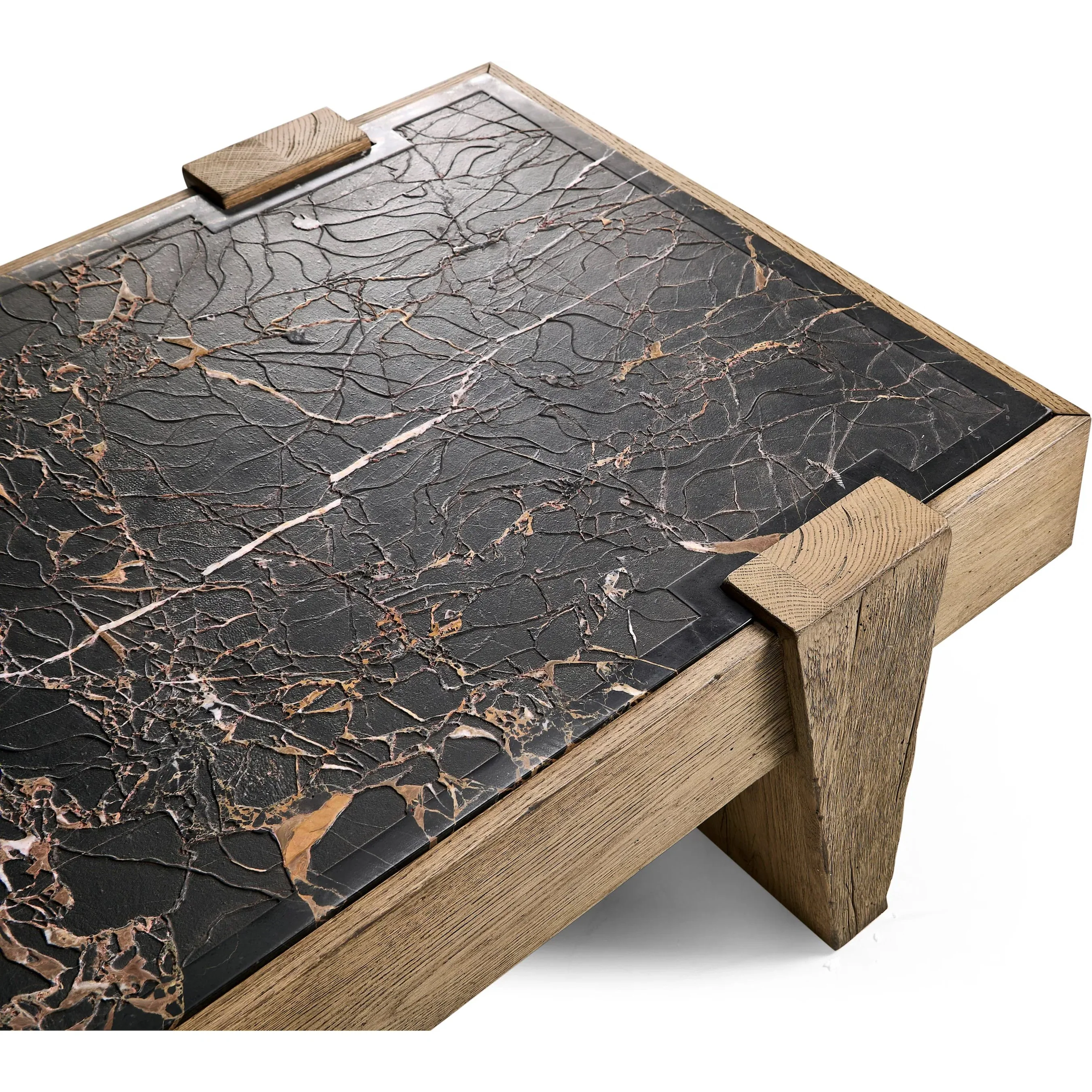 Echo Canyon Marble Rectangular Cocktail Table - Image 8