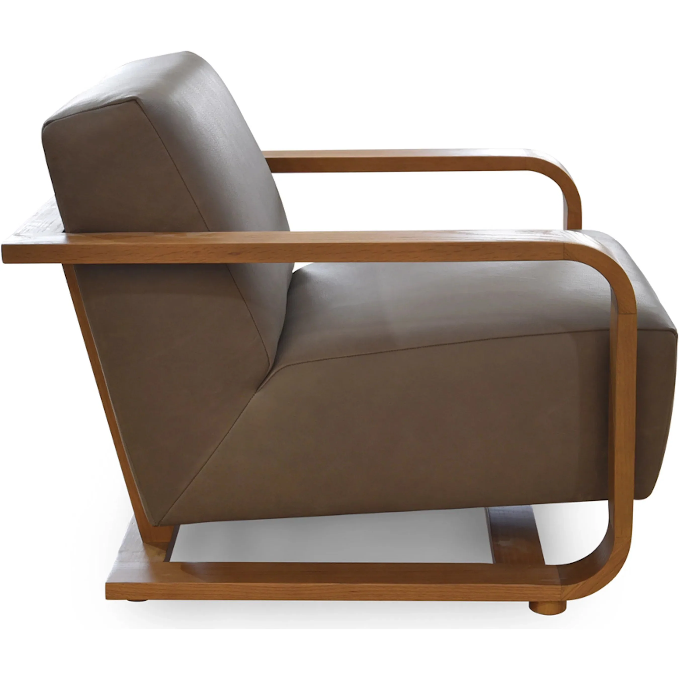 Eckersley Leather Lounge Chair - Image 4