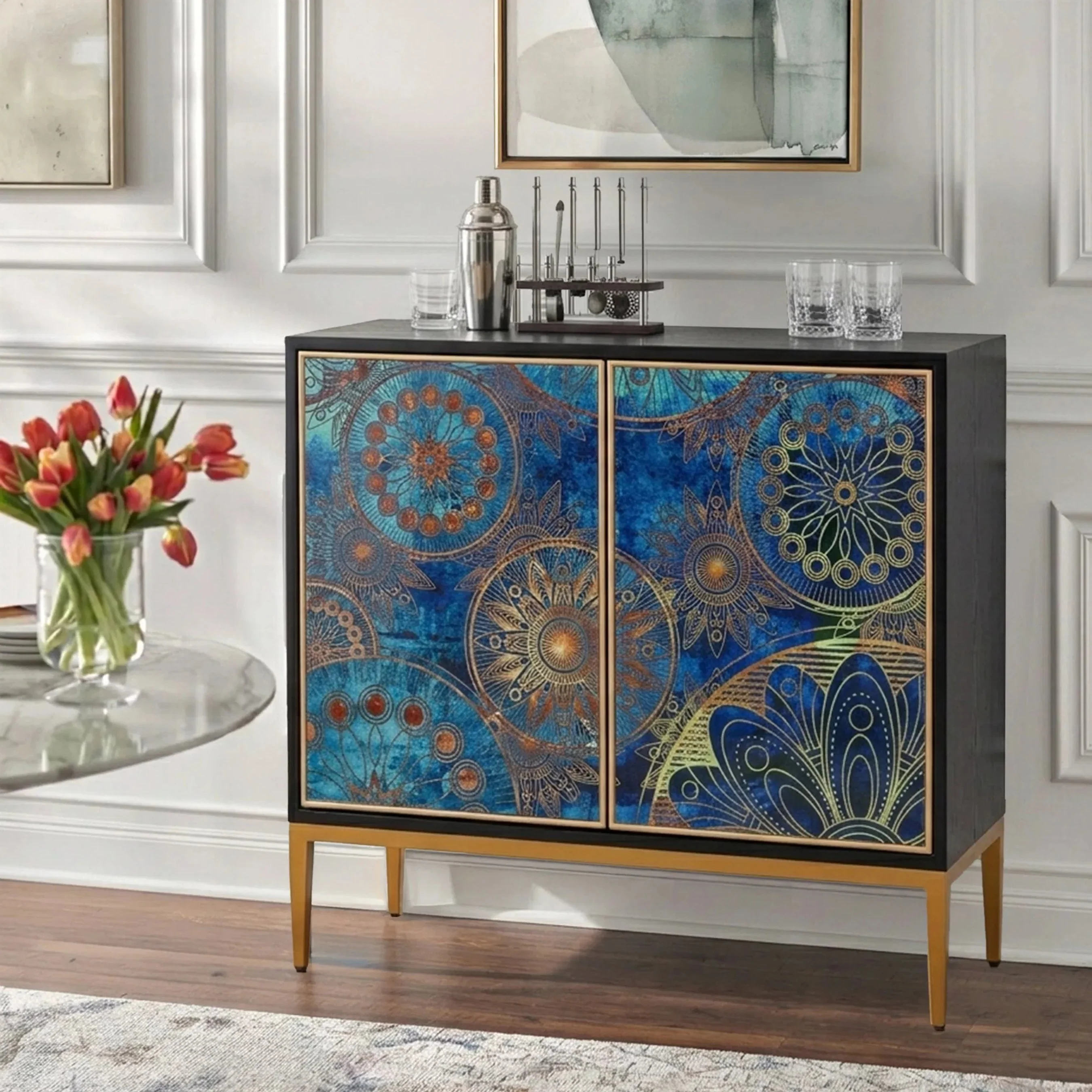 Eclipta Modern Accent Cabinet - Image 8