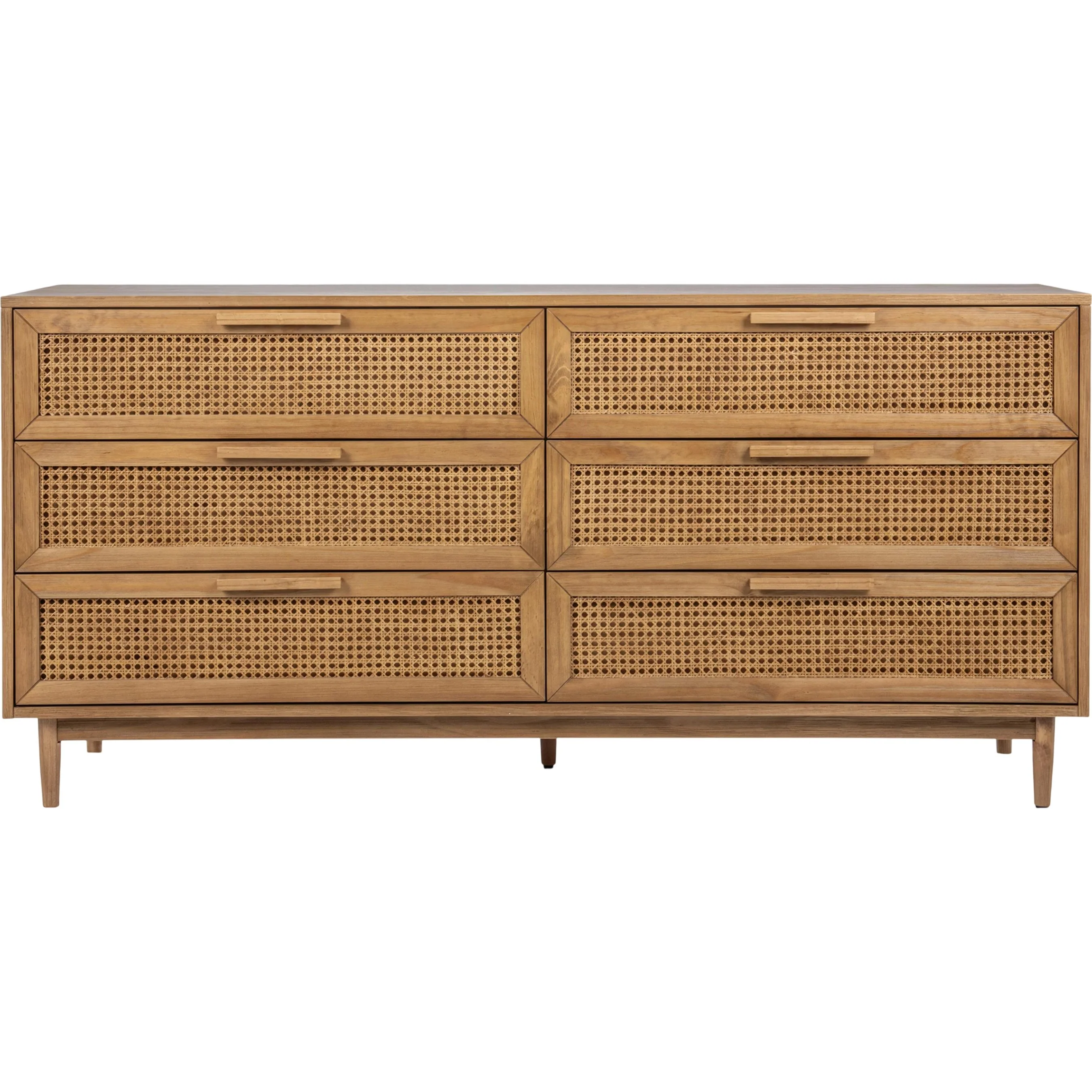 Edris 6-Door Wood Dresser