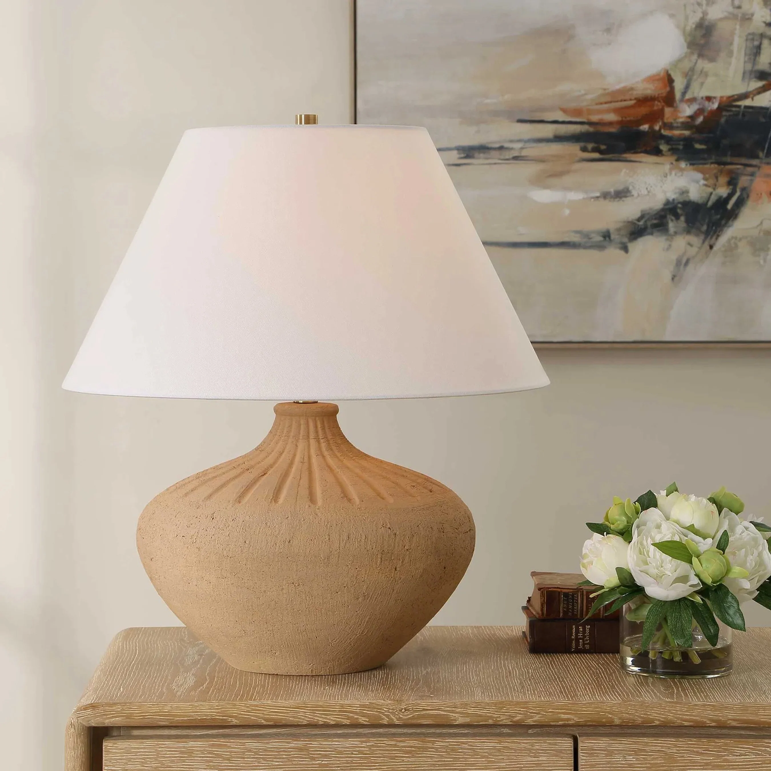 Eldon Terracotta Table Lamp - Image 3