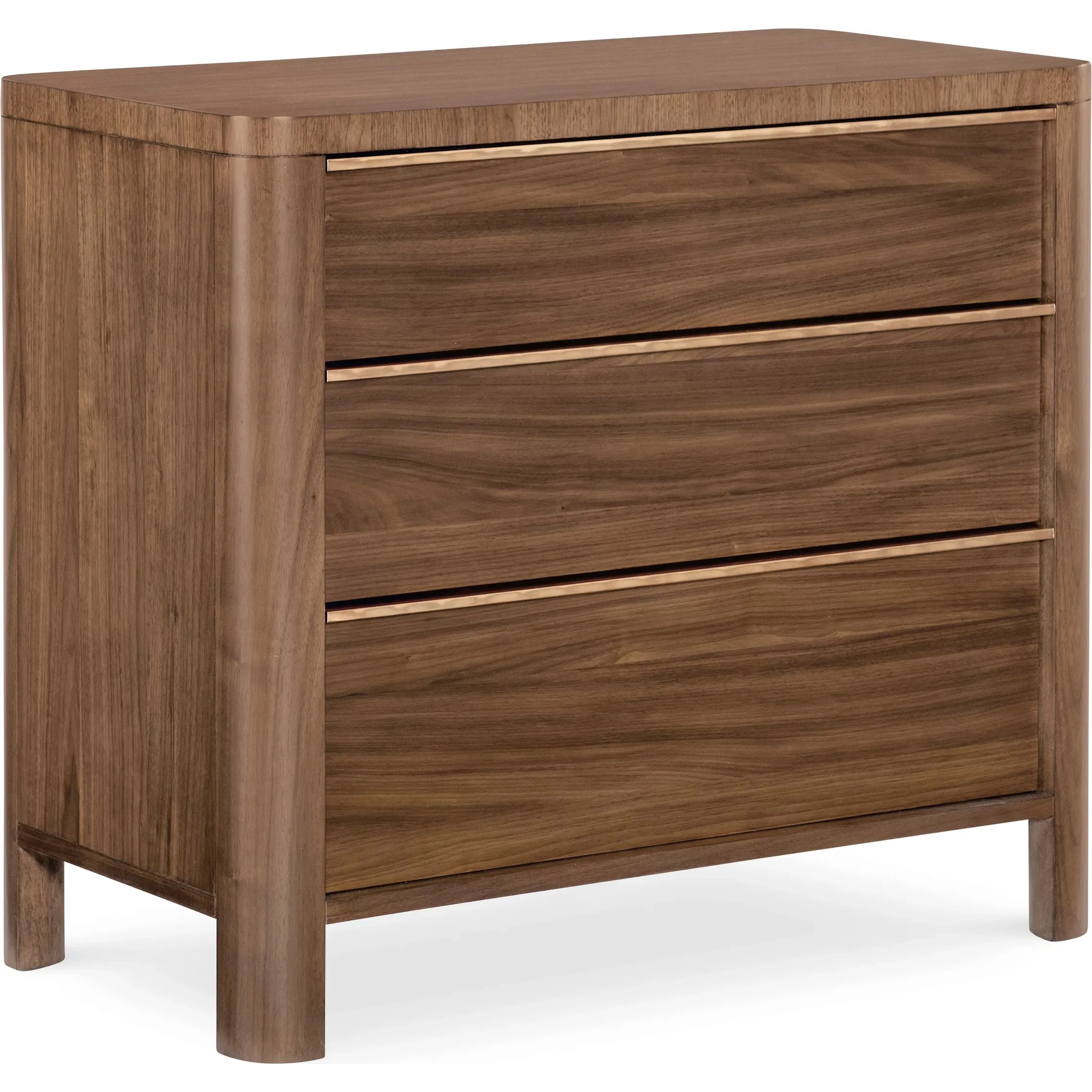 Eleana Three Drawer Nightstand
