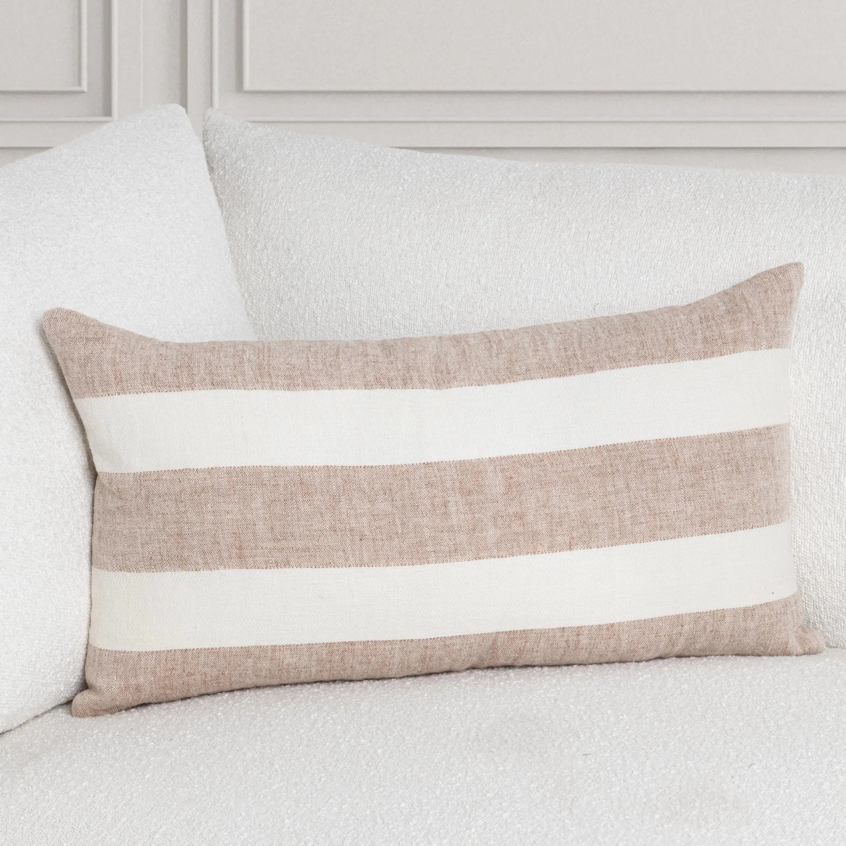 Eleanor Belgian Flax Linen Throw Pillow - Image 9