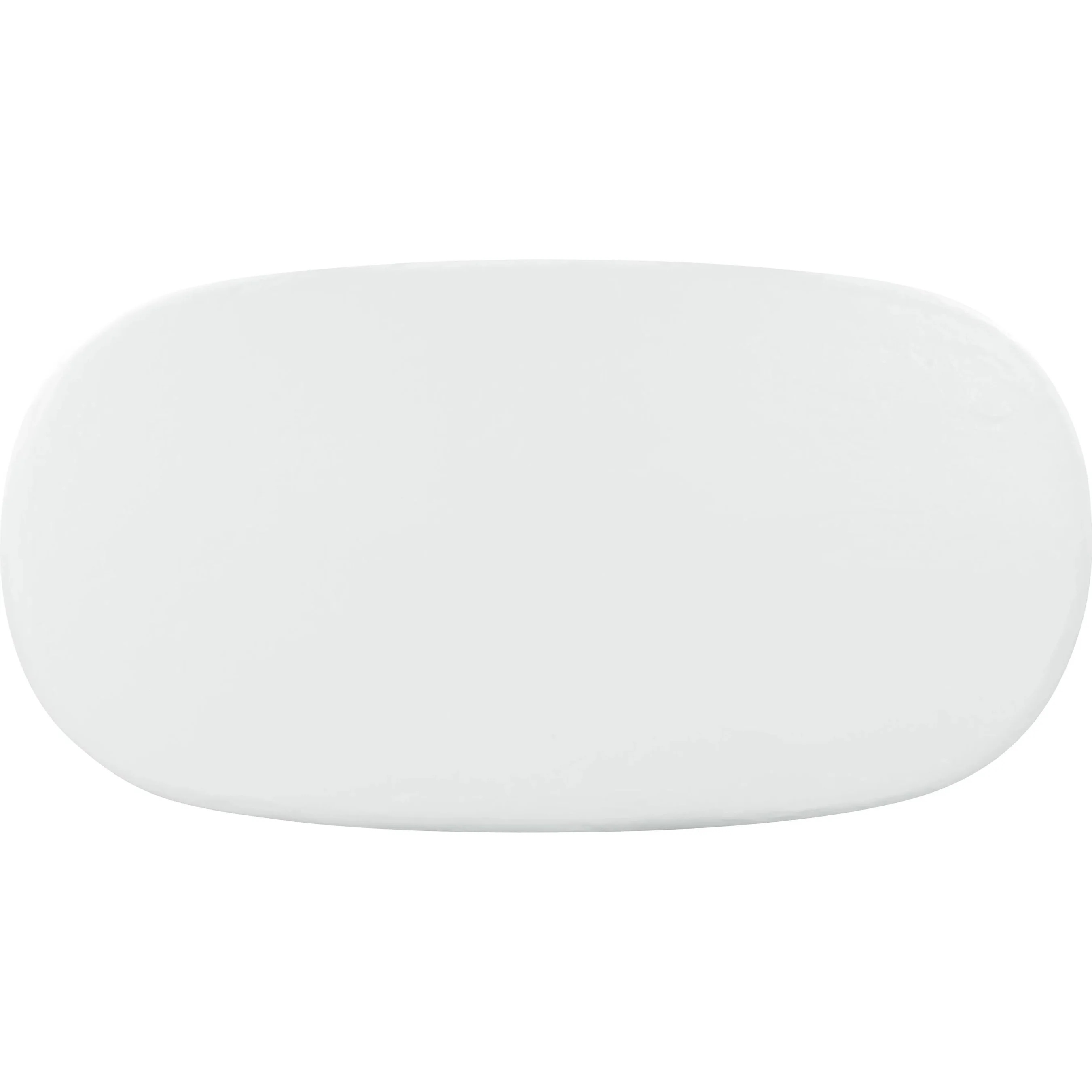 Elika Faux Plaster Oval Dining Table - Image 5