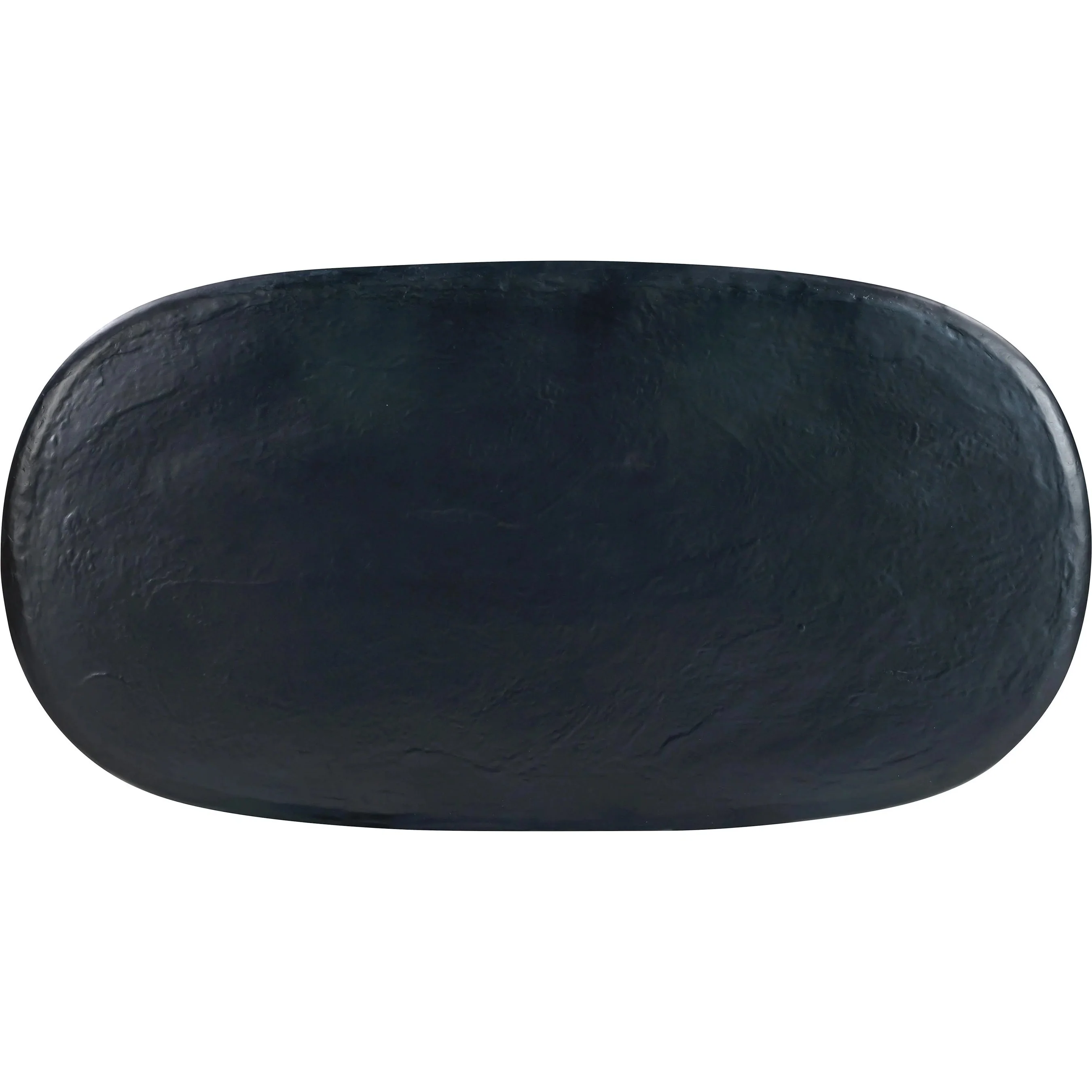 Elika Faux Plaster Oval Dining Table - Image 8