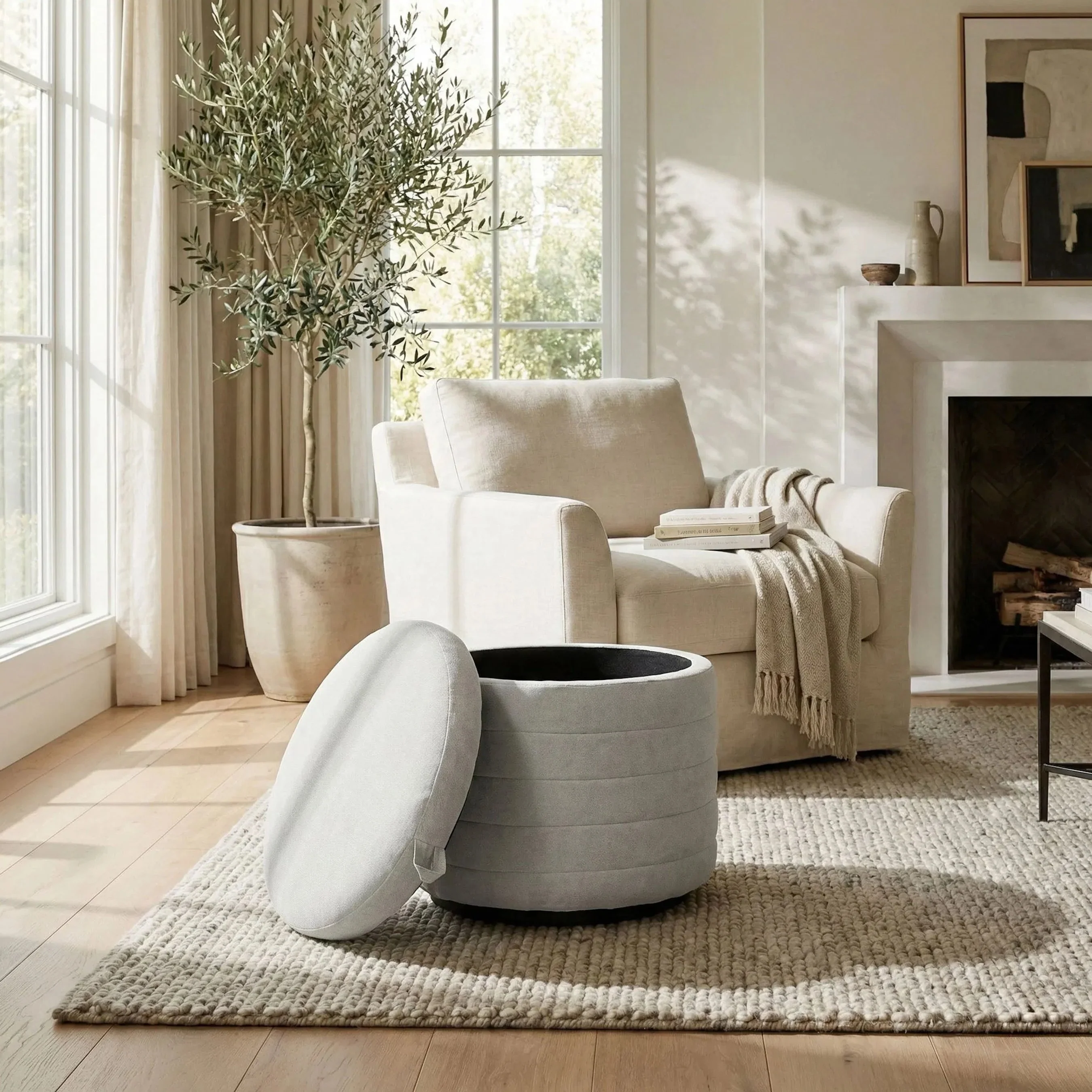 Elio Storage Ottoman - Image 7