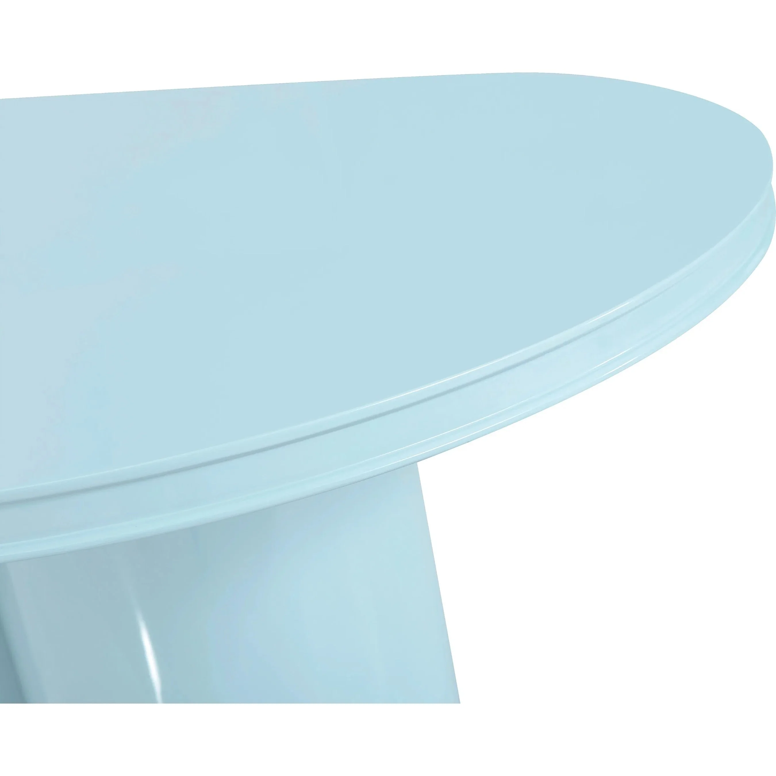 Elora Lacquer Oval Dining Table - Image 14