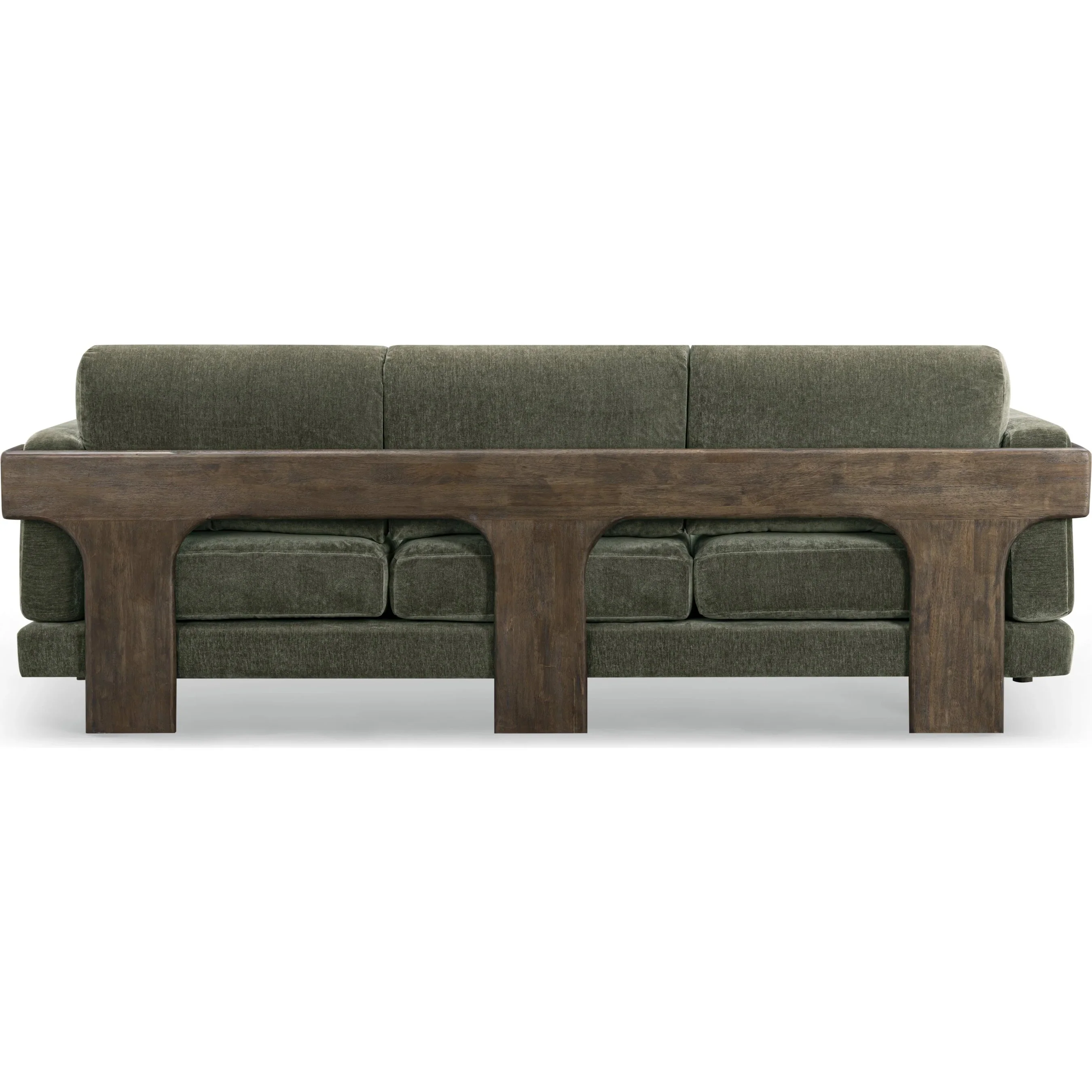 Elyn Upcycled Contract-Grade Chenille Sofa - Image 3