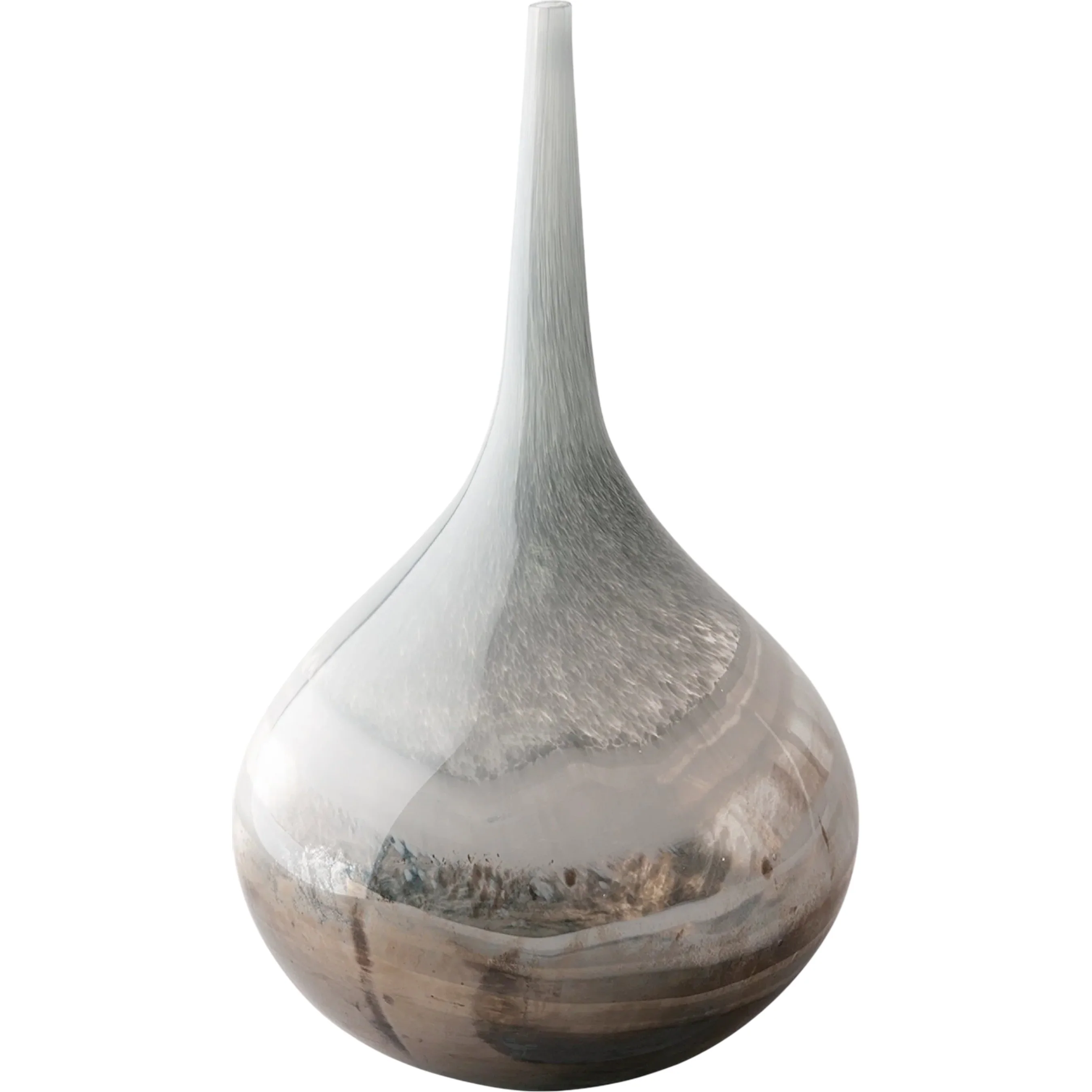 Erie I Two Toned Sky Dark Blown Vase