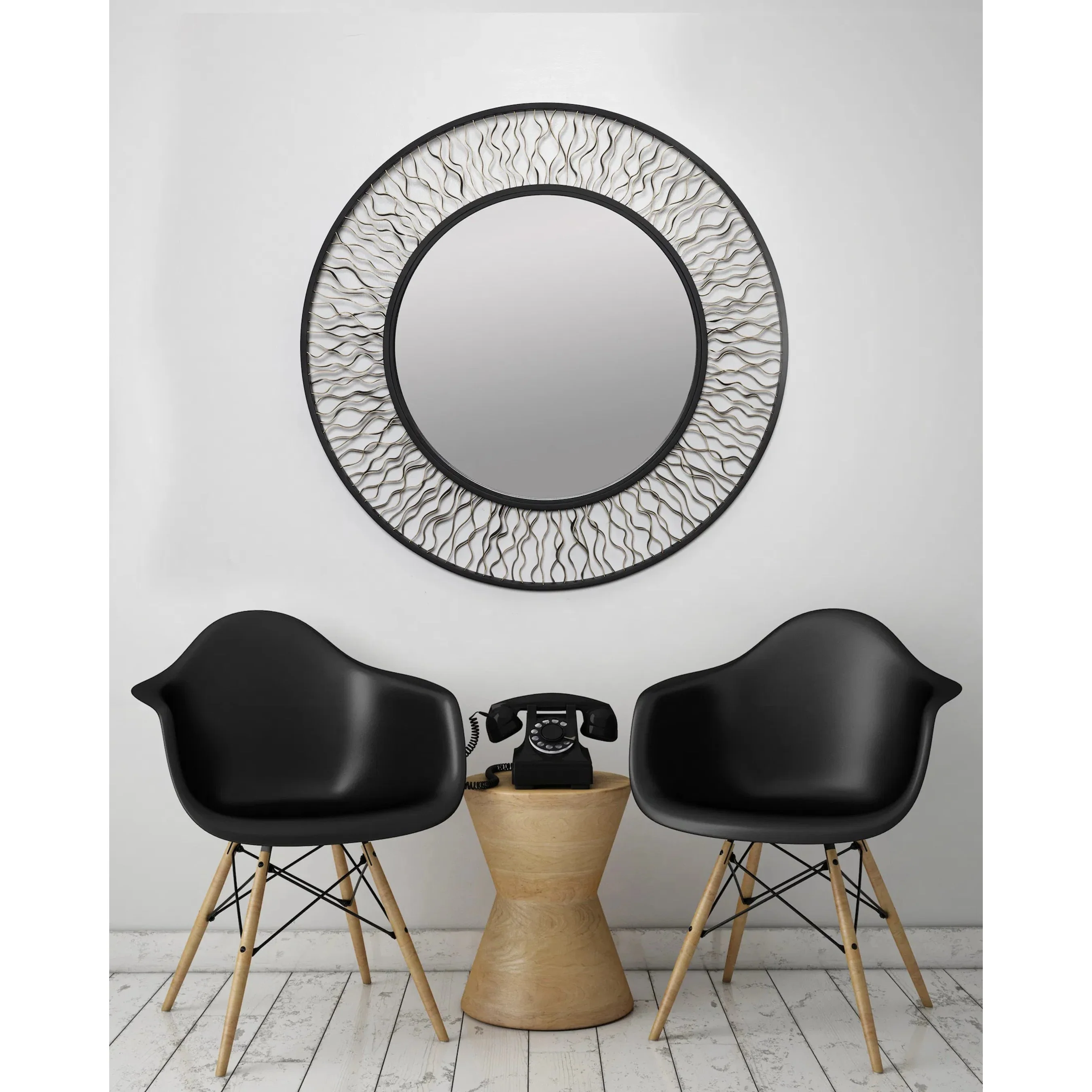 Estela Round Wall Mirror - Image 3